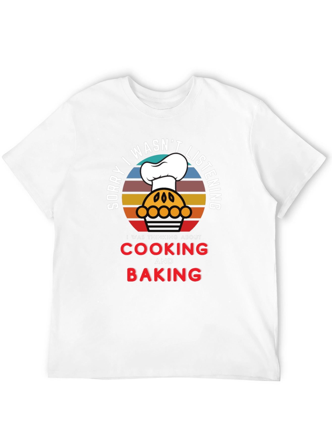 Black Cooking & Baking T-Shirt, Funny Chef Tee view 12