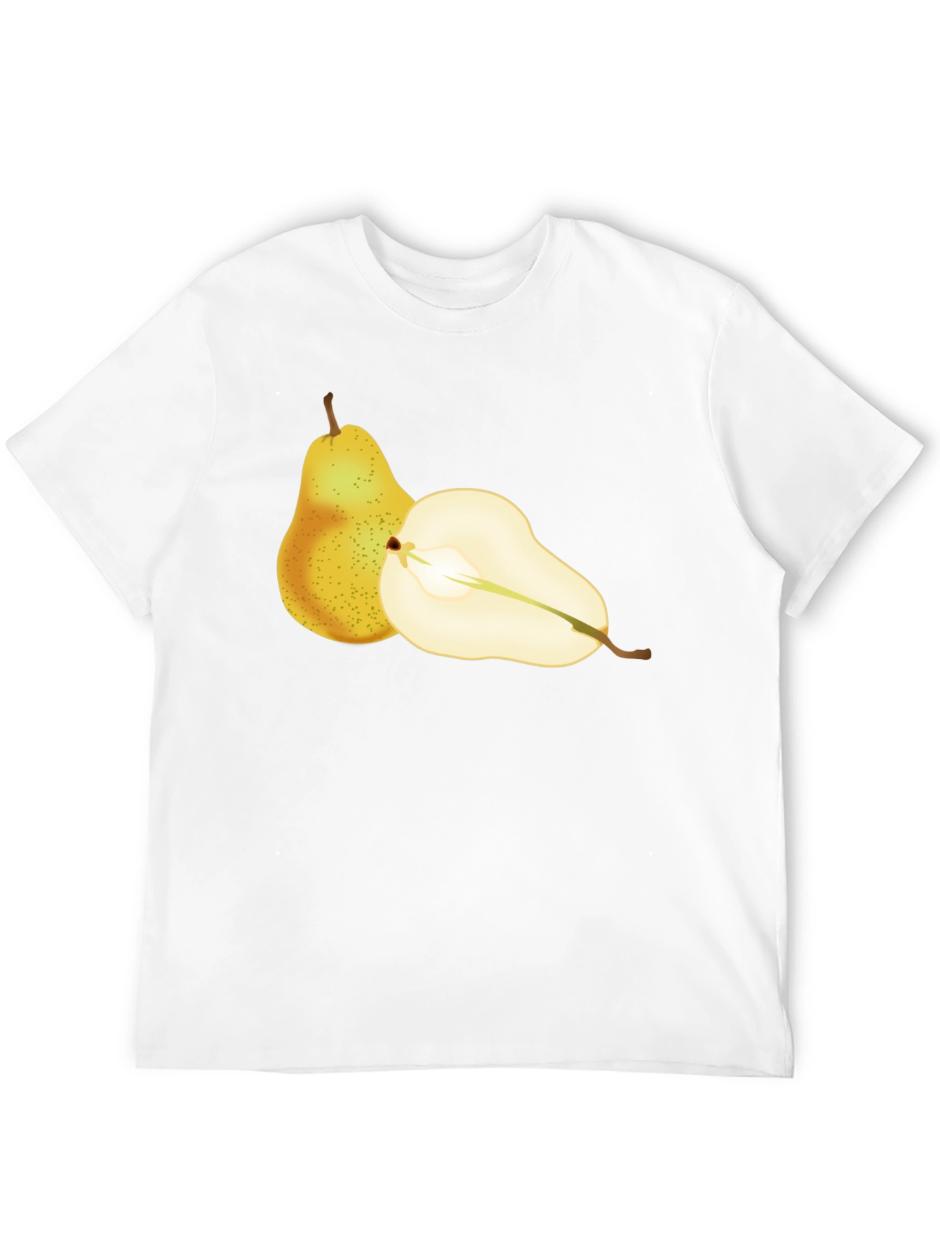 Black Pear Graphic T-Shirt - Fresh Fruit Design view 12