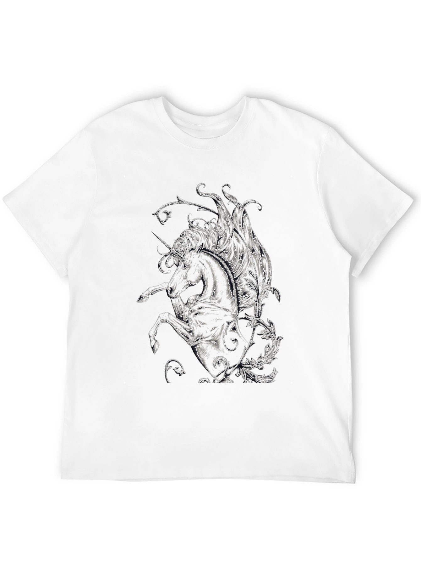 Black Unicorn Graphic Tee - Stylish Black T-Shirt view 12