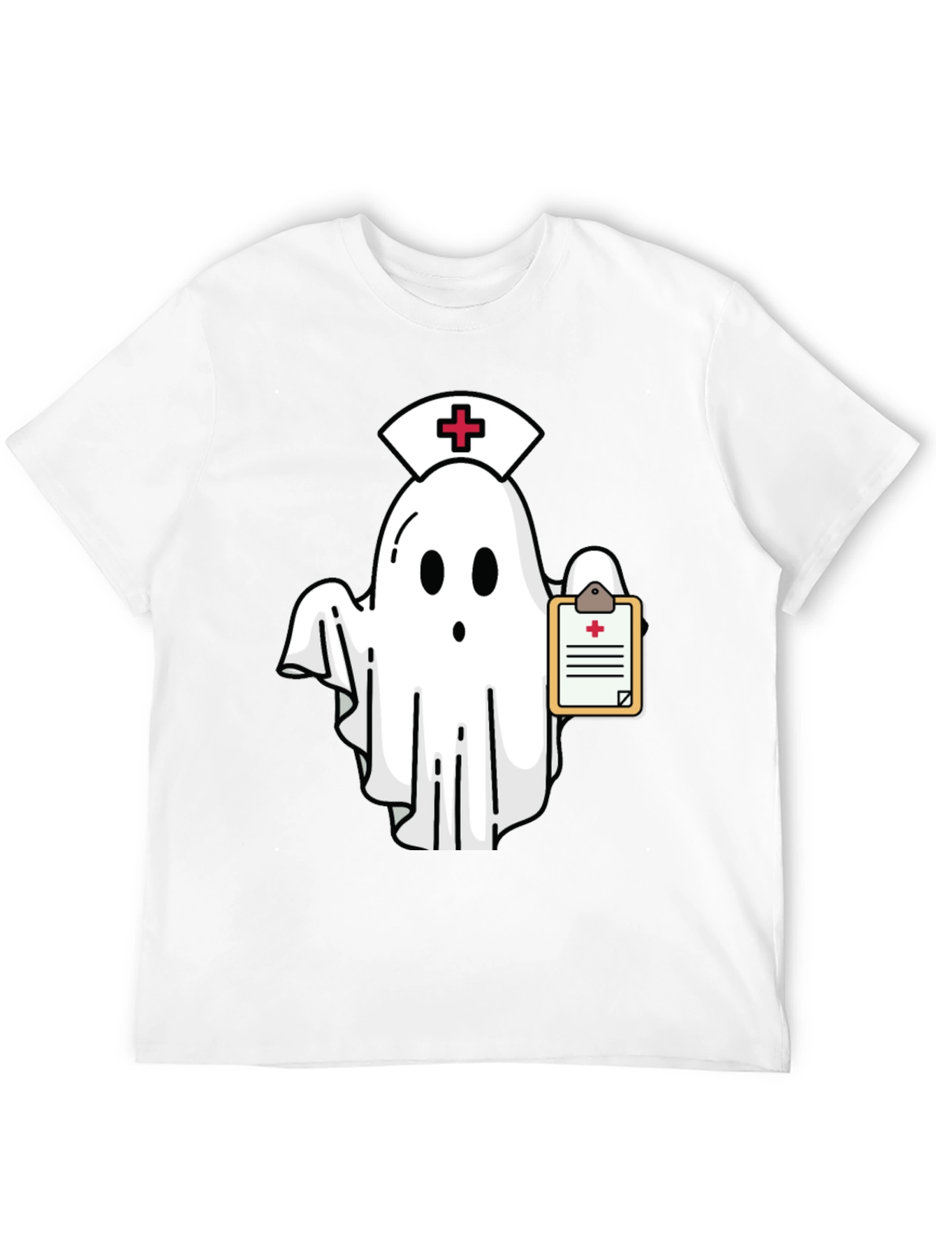 Black Nurse Ghost T-Shirt view 12