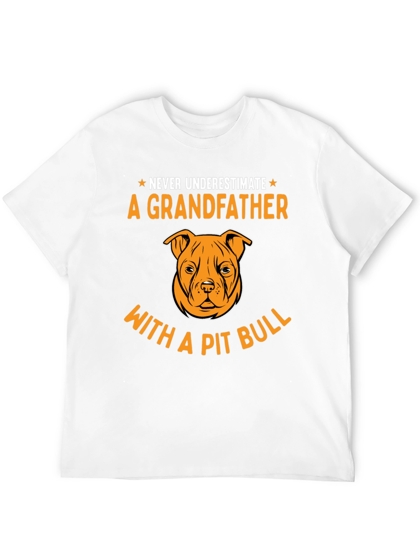 Black Grandfather Pit Bull T-Shirt view 12