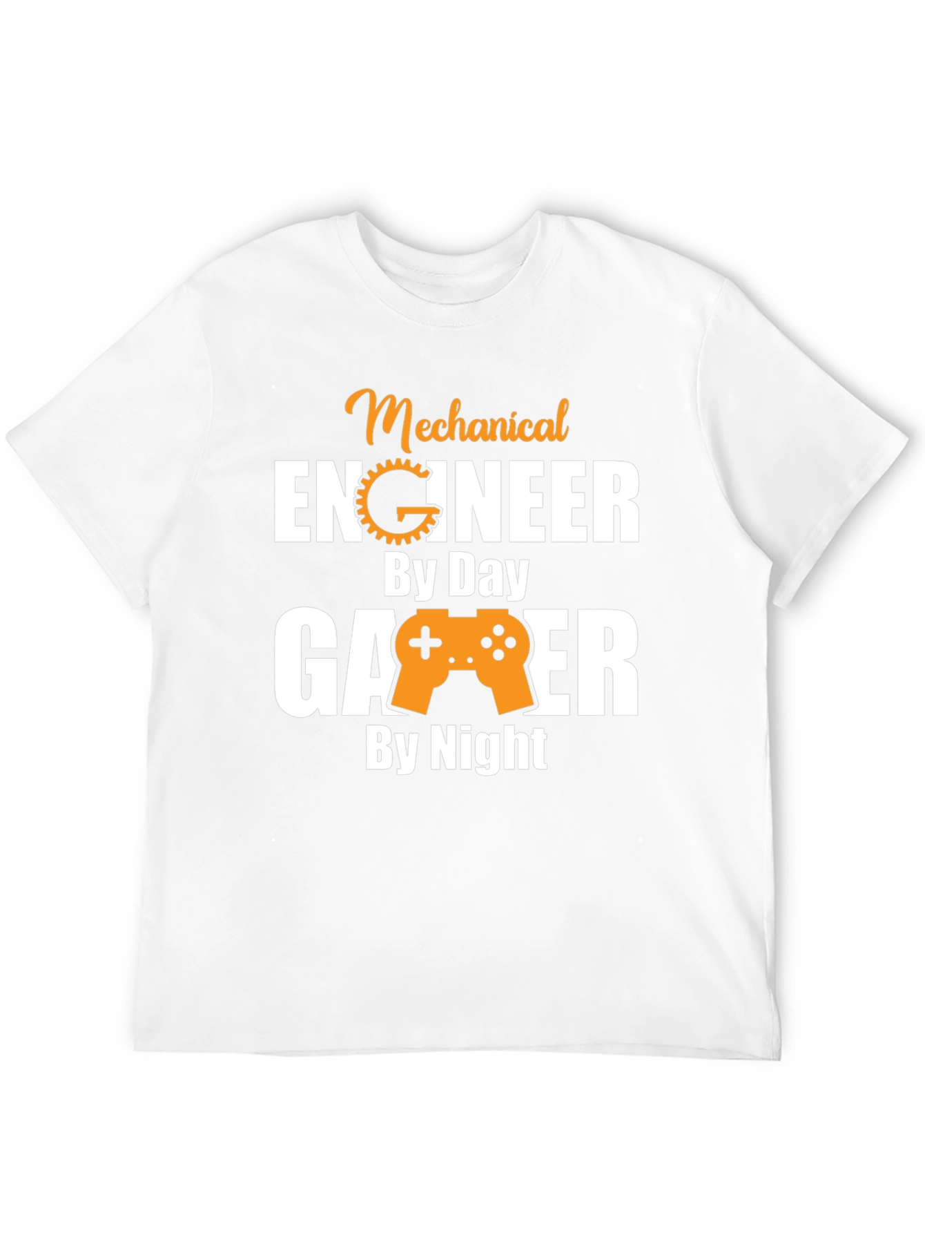 Black Mechanical Engineer Gamer T-Shirt - Black view 12