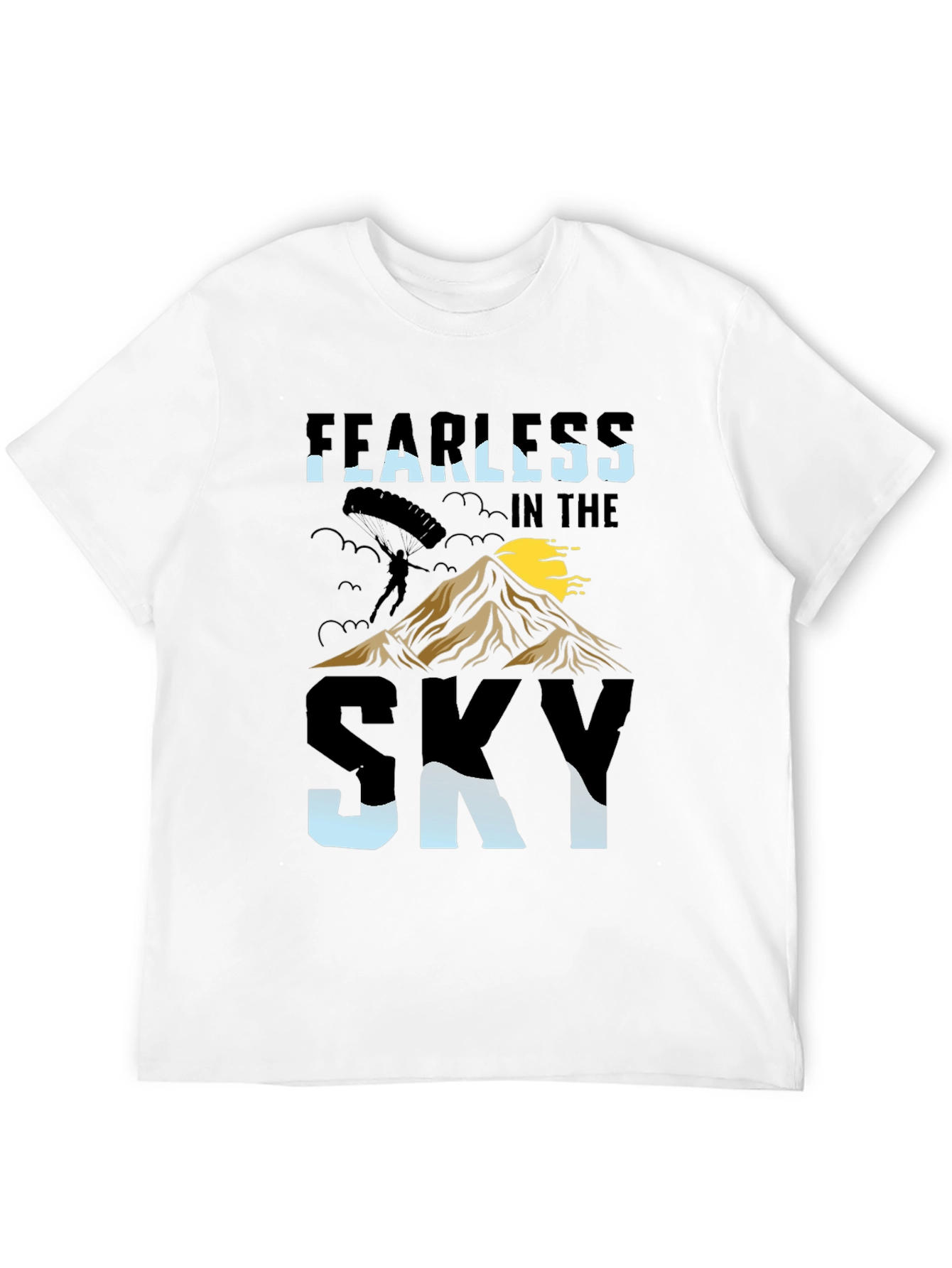 Black Fearless in the Sky T-Shirt view 12