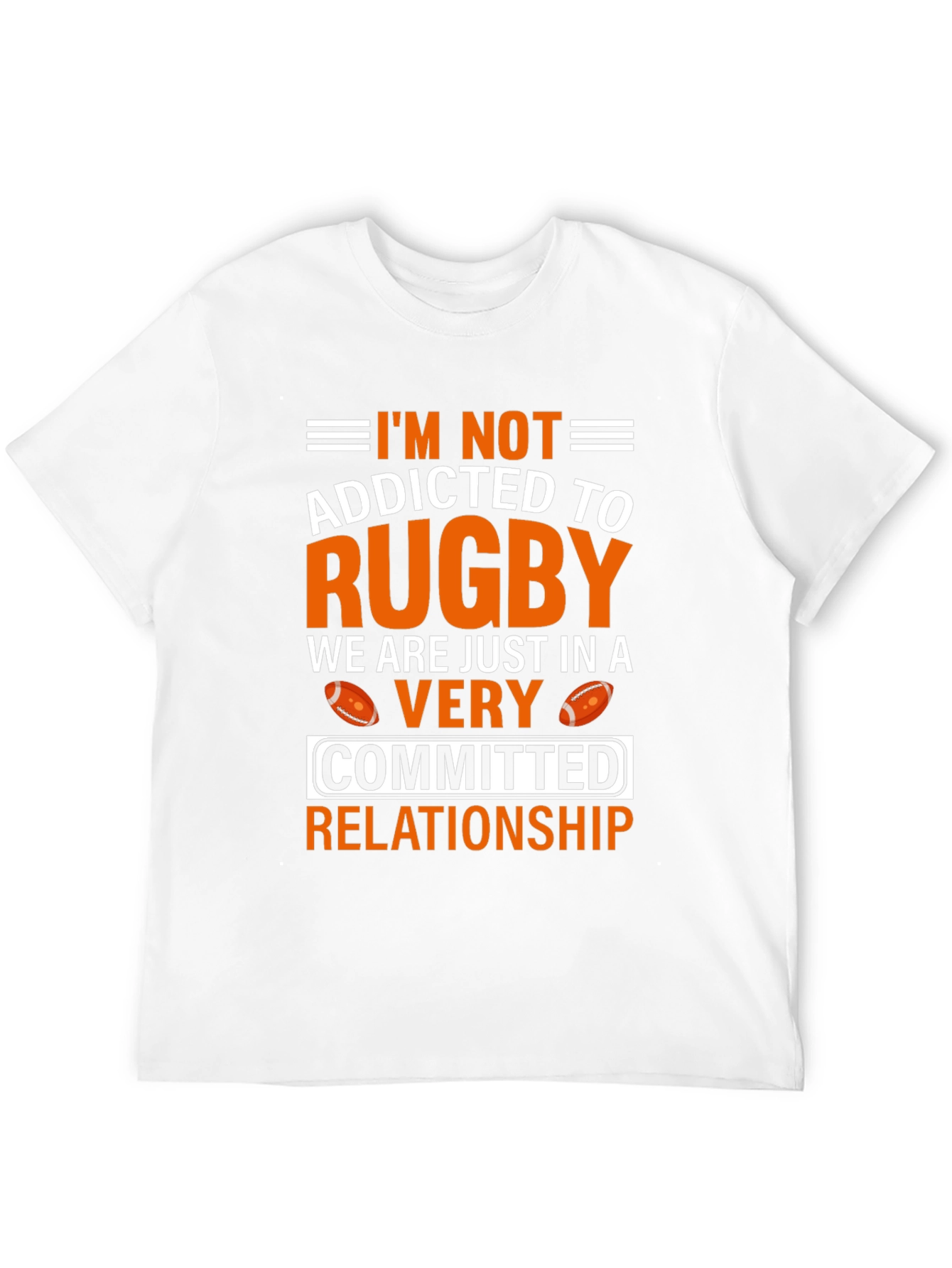 Black Rugby Addict Graphic T-Shirt - Sports Fan Apparel view 12