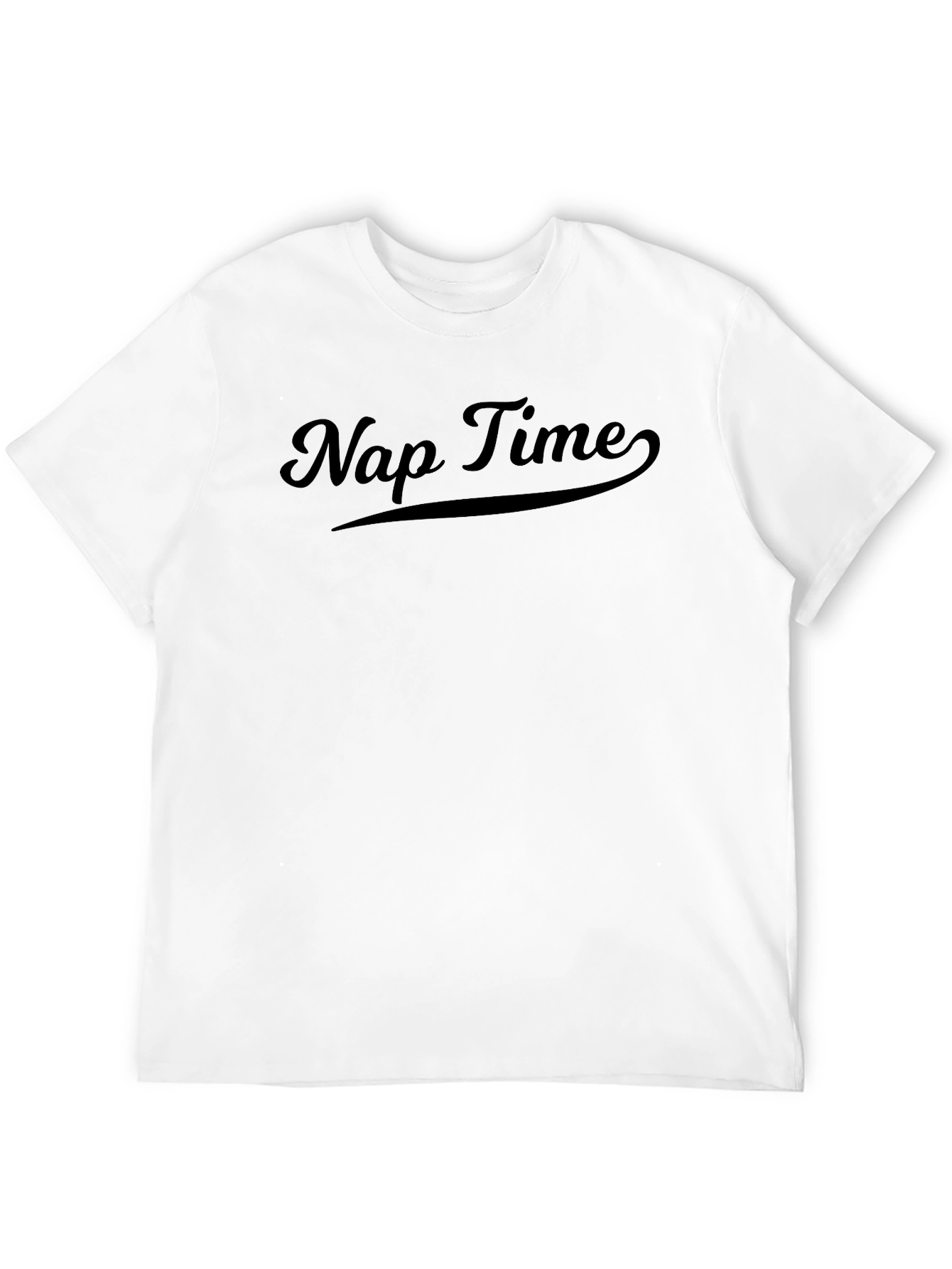 Black Nap Time Black Cotton Blend T-Shirt view 12