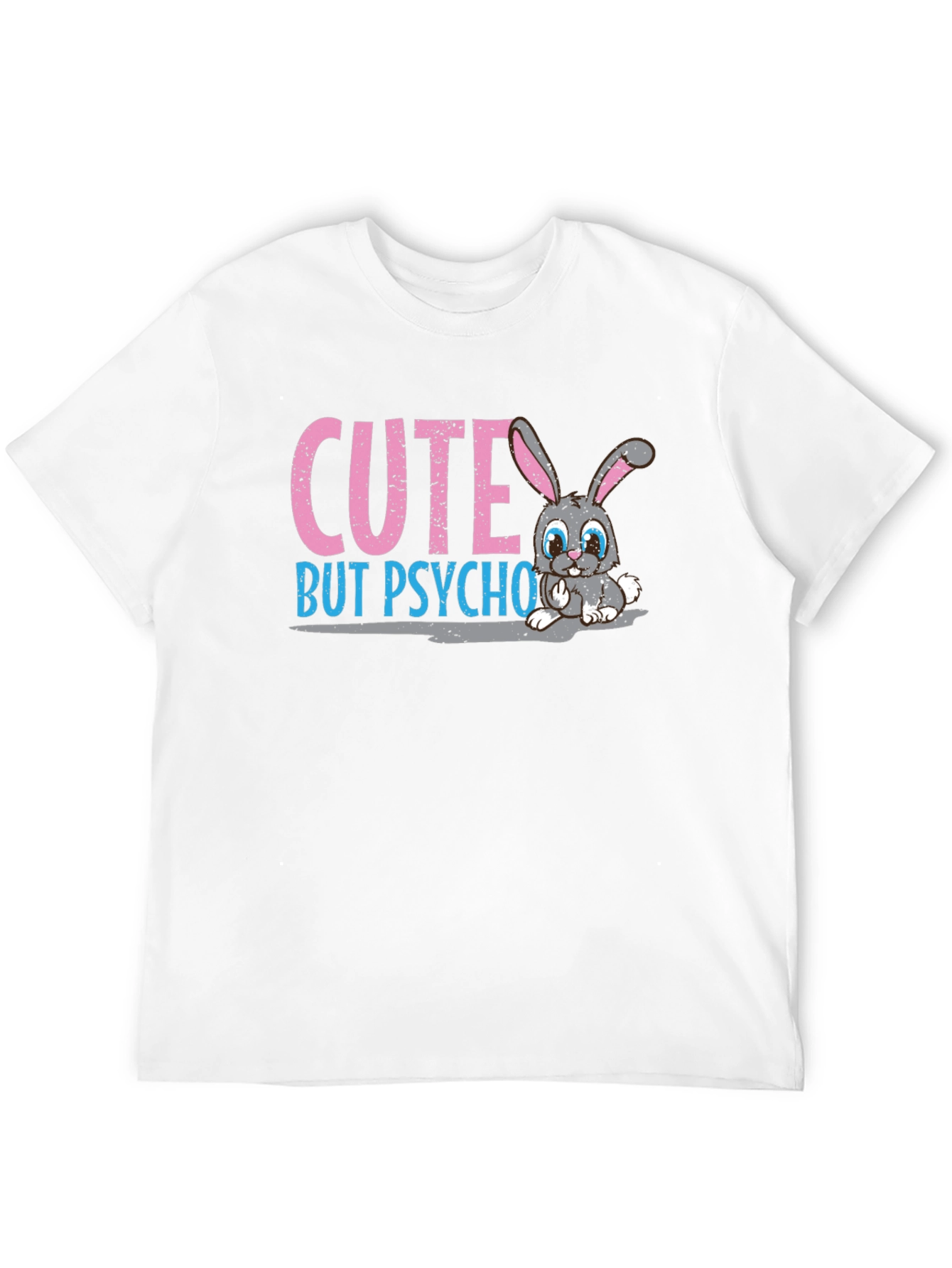 Black Cute But Psycho Bunny T-Shirt view 12