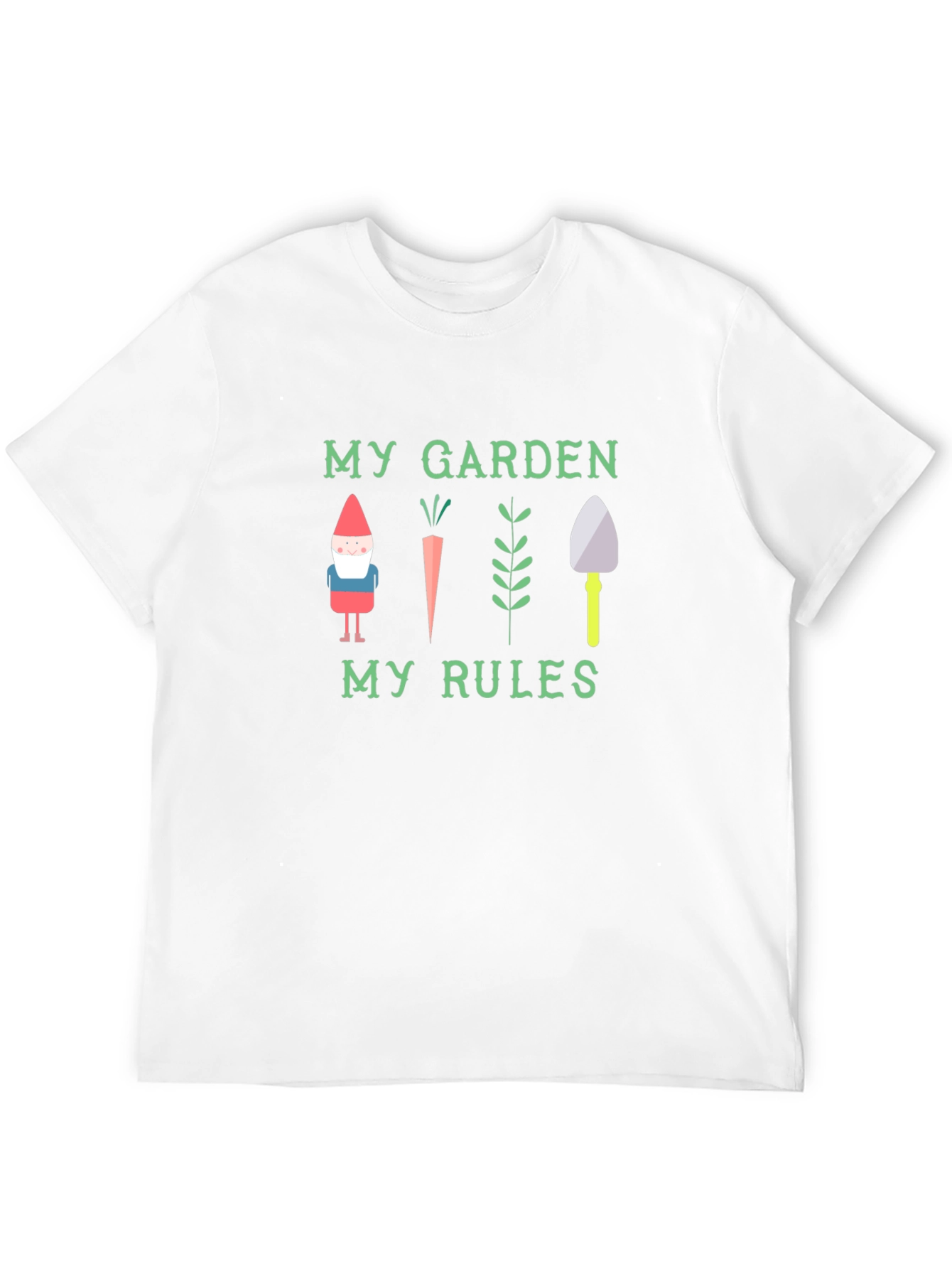 Black My Garden My Rules Graphic T-Shirt view 12