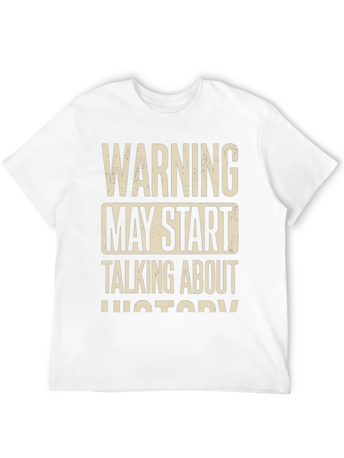 Black Warning May Start Talking About History T-Shirt view 12