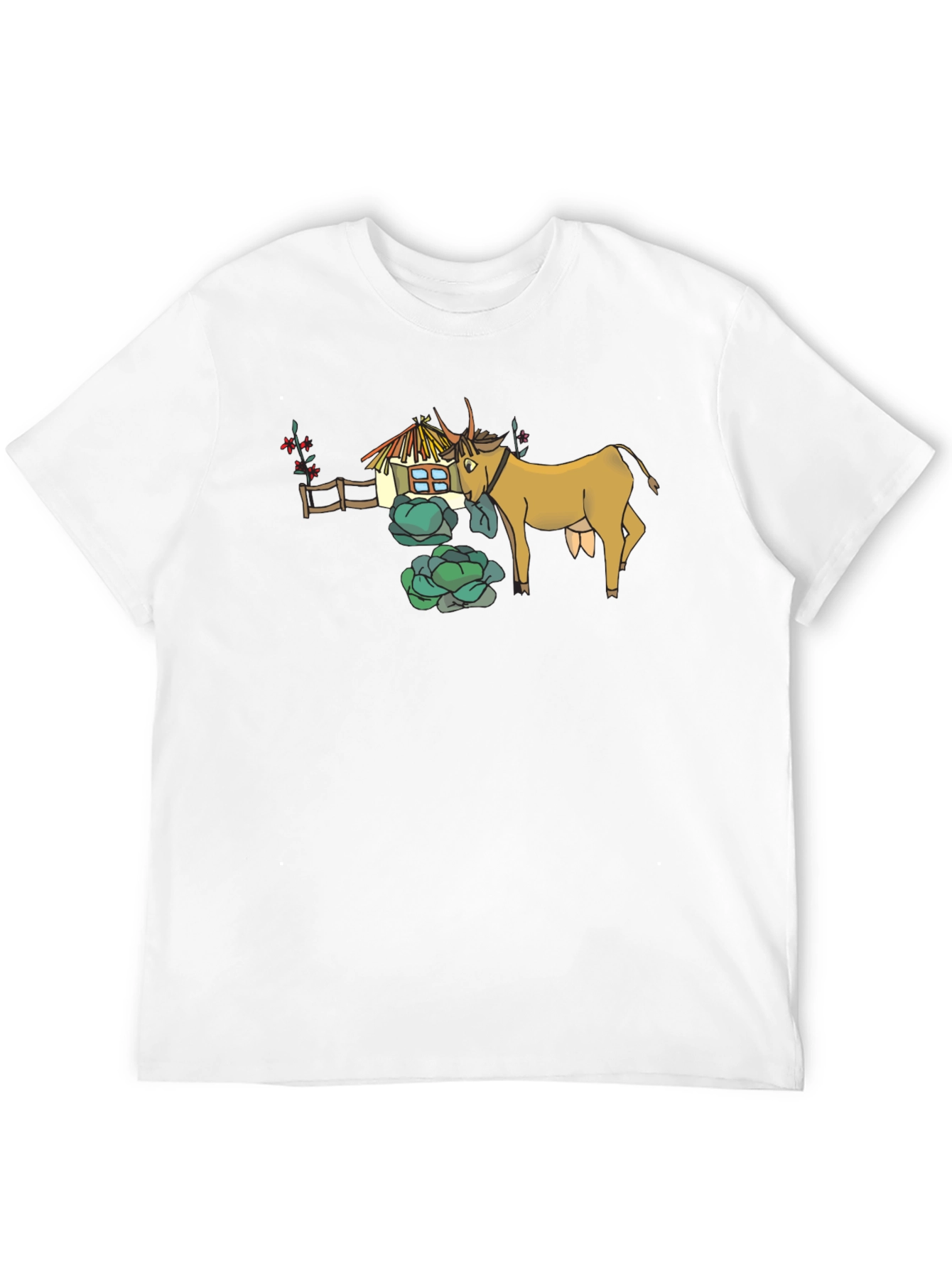 Black Quirky Cow & Farmhouse Graphic Tee - Black view 12