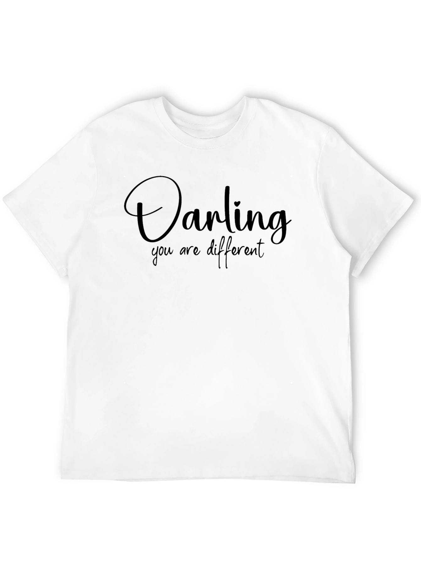 Black Darling You Are Different Black T-Shirt view 12