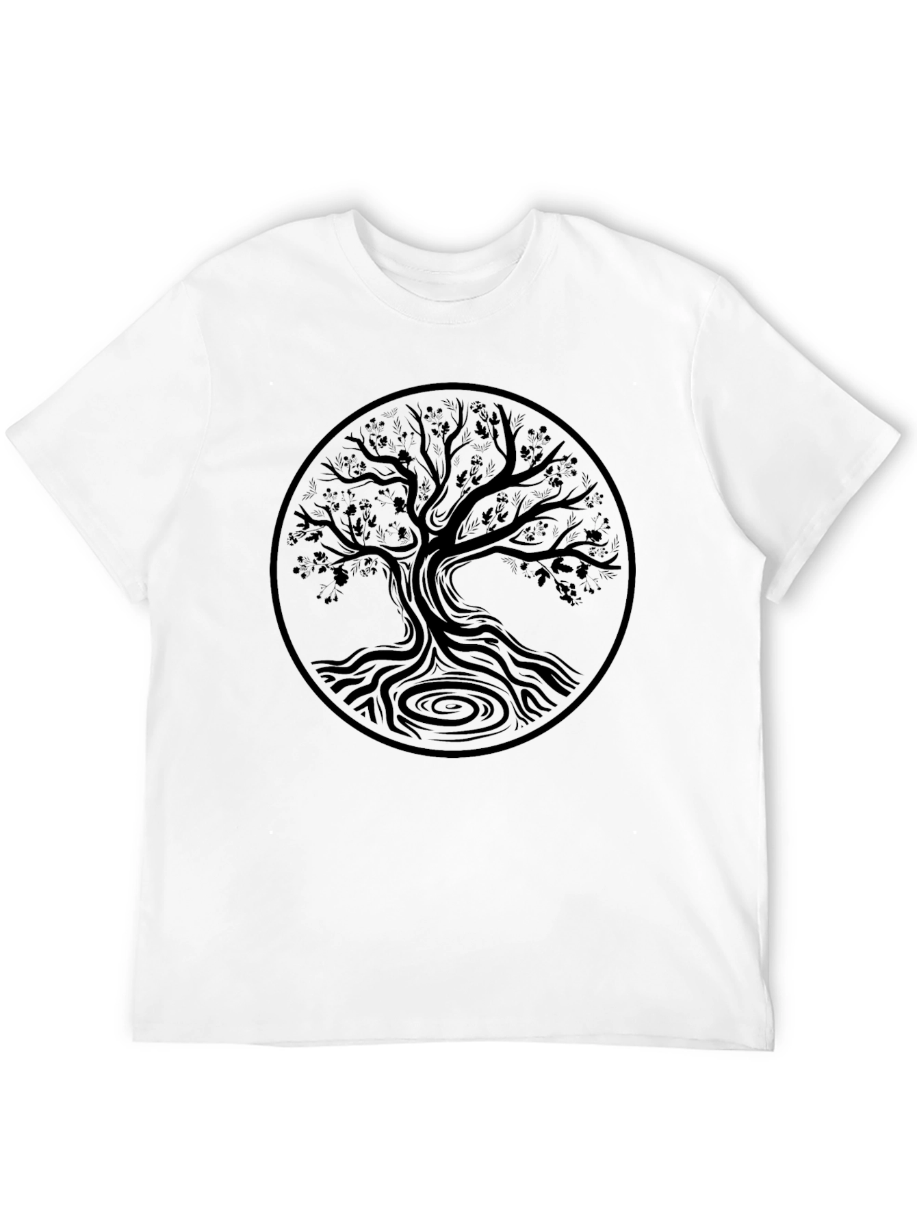 Black Black Tree of Life Graphic Tee view 12
