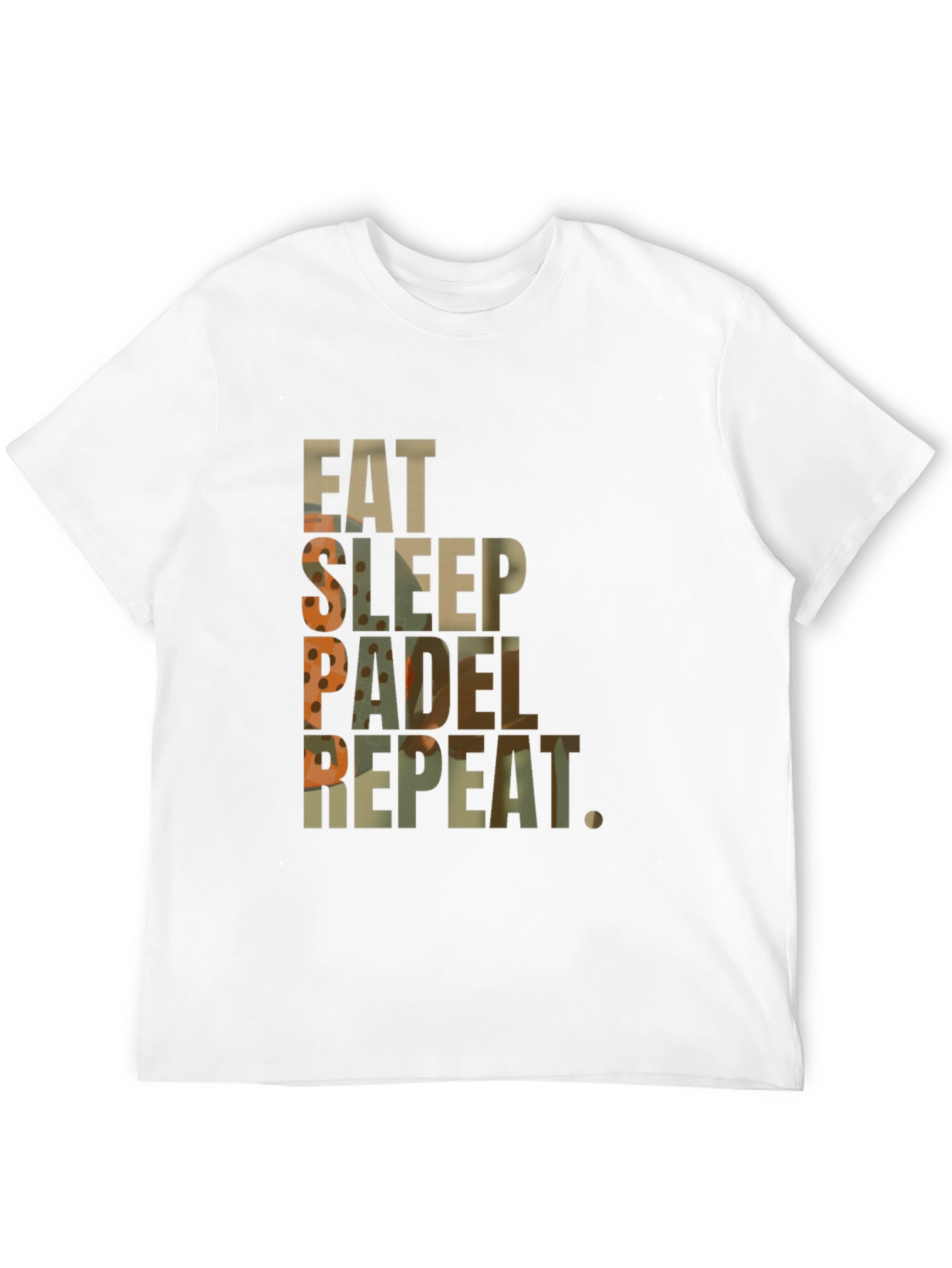 Black Eat Sleep Padel Repeat Black Graphic T-Shirt view 12