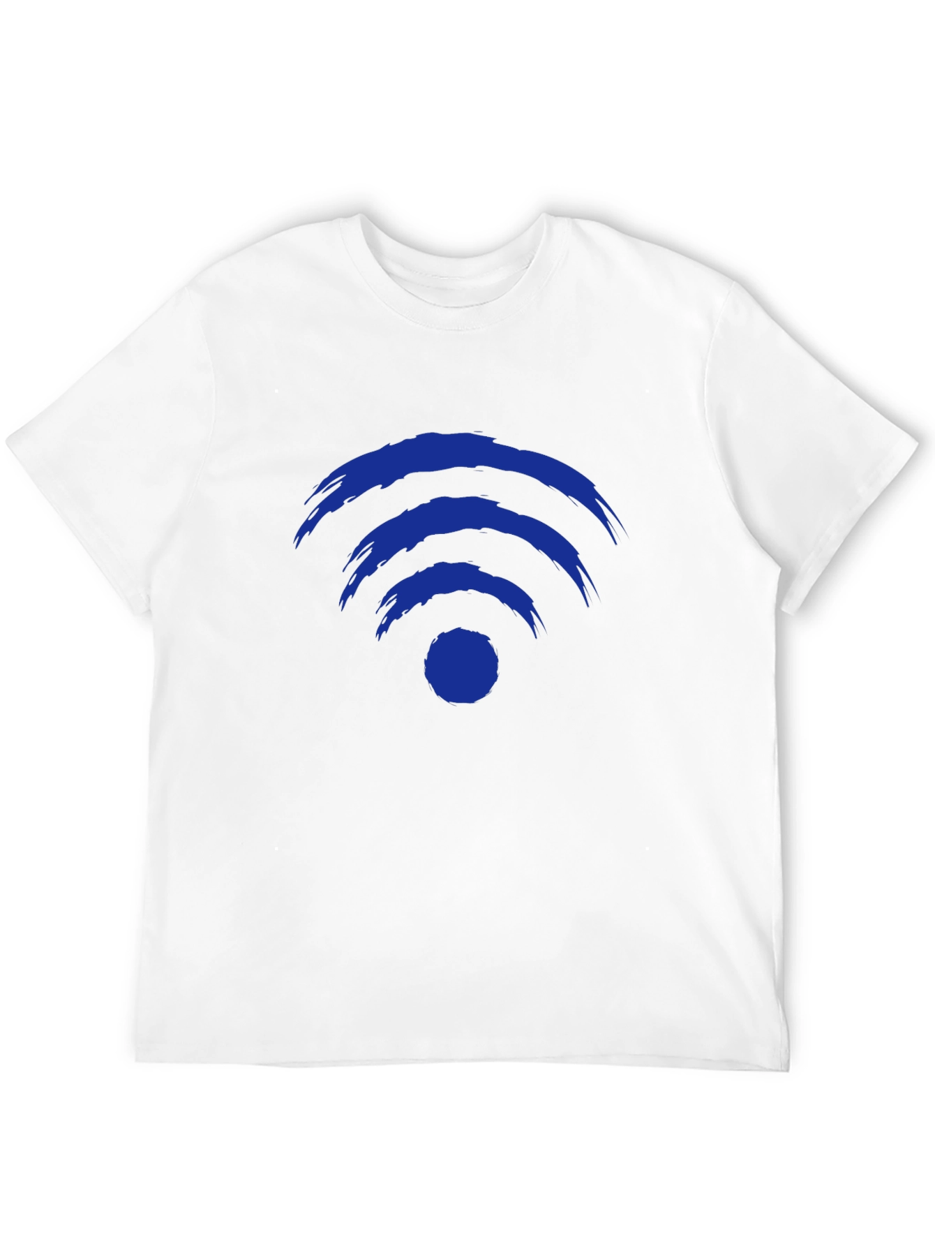 Black Abstract WiFi Symbol Graphic Tee - Black view 12