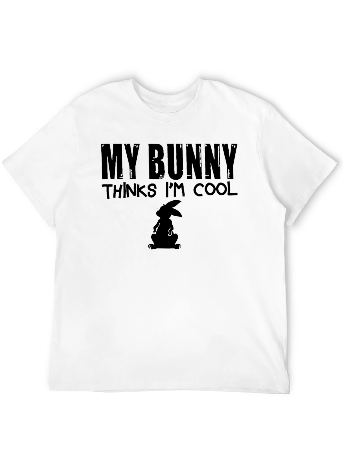 Black My Bunny Thinks I'm Cool T-Shirt view 12