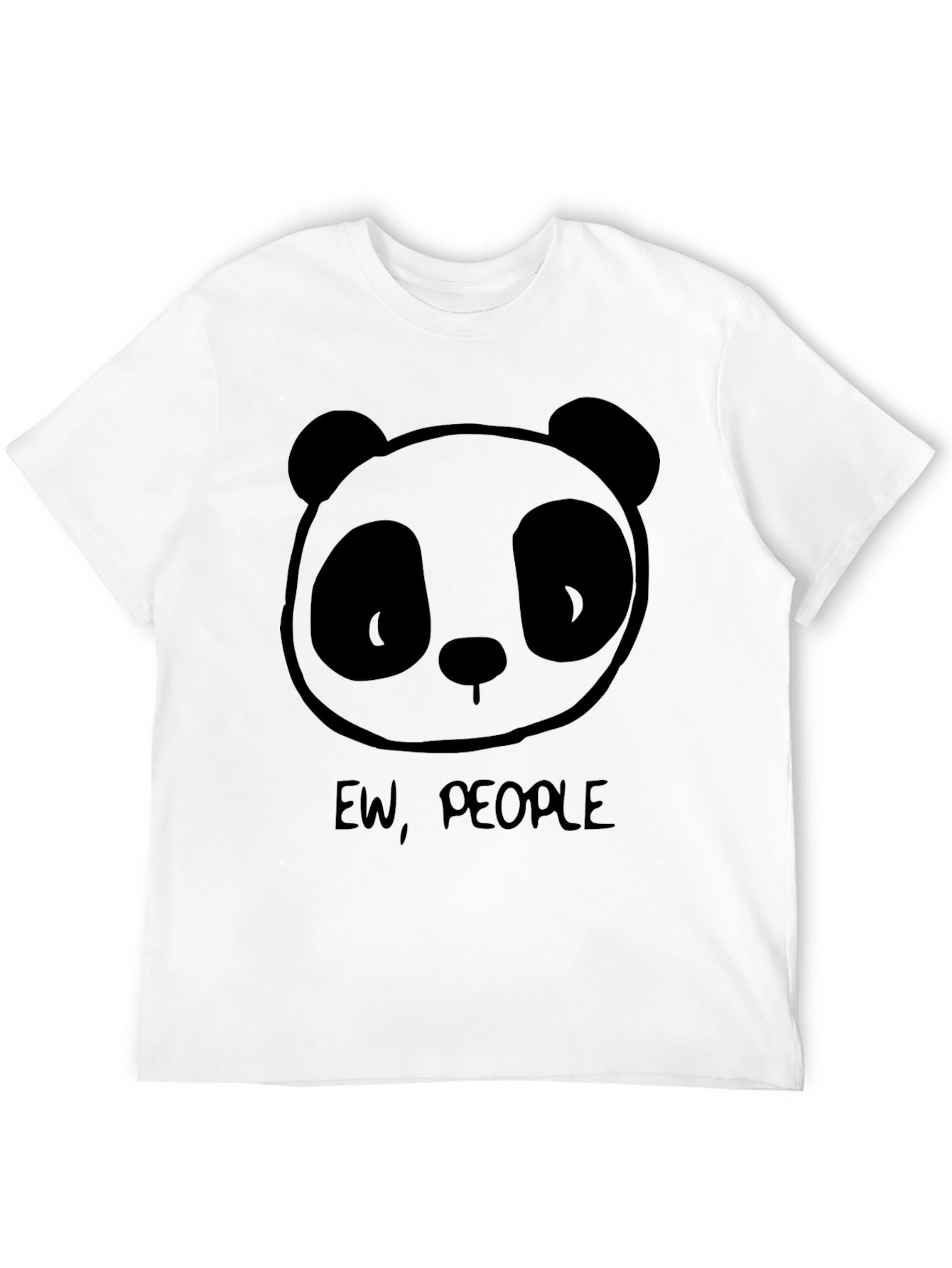 Black Ew People Panda Graphic T-Shirt view 12