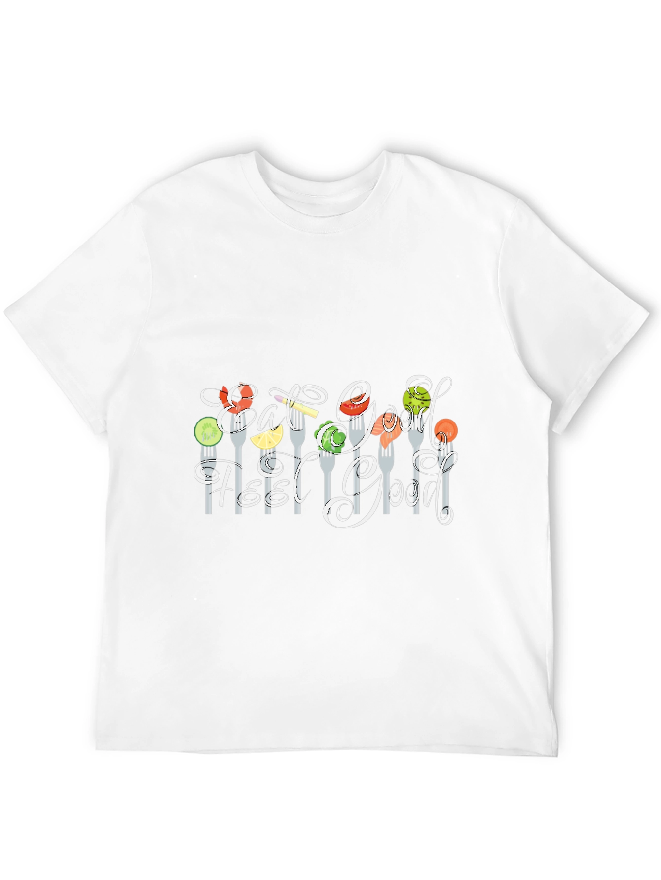 Black Eat Good Feel Good T-Shirt Black view 12