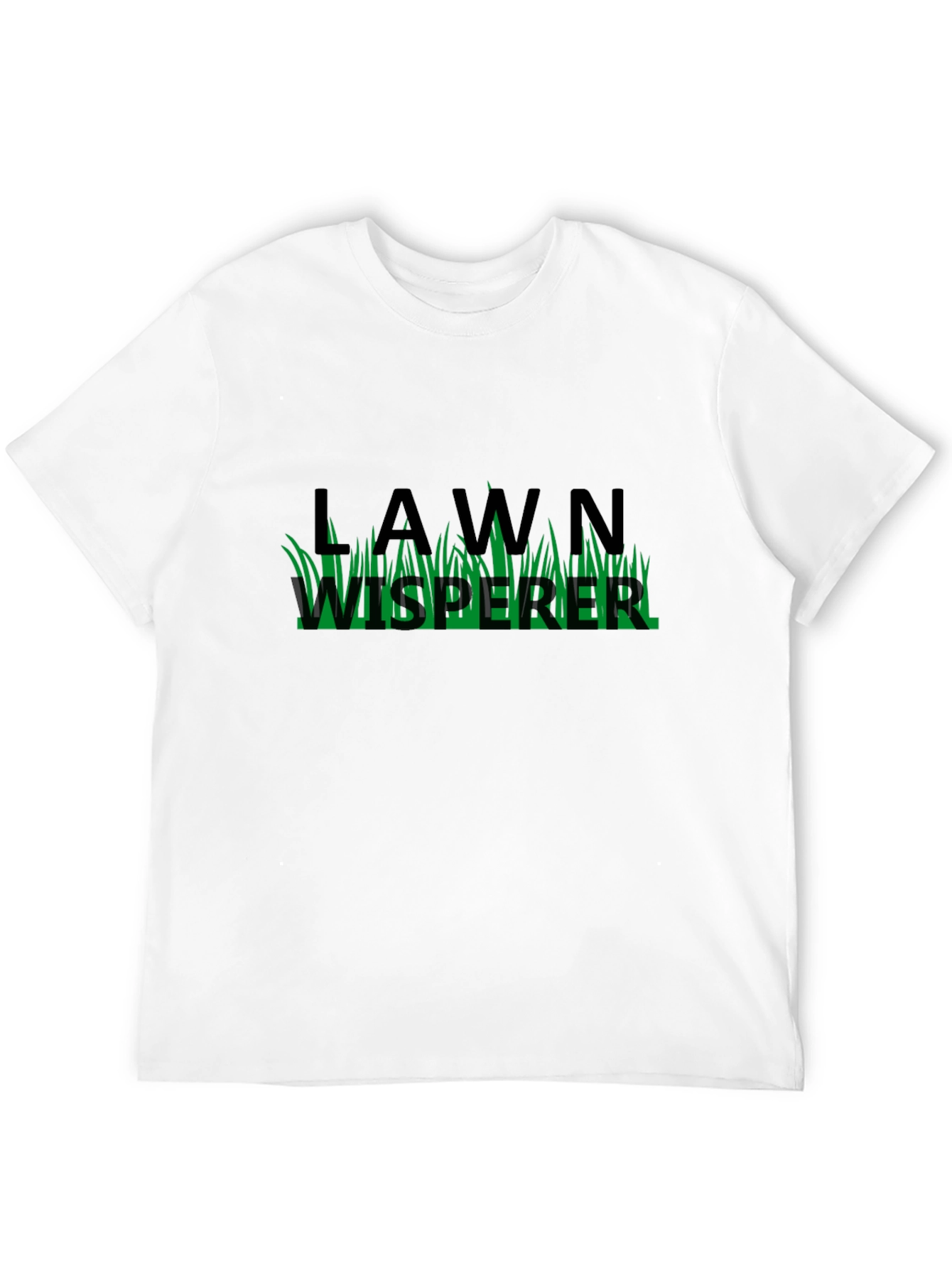 Black Lawn Whisperer T-Shirt - Black Cotton Blend view 12