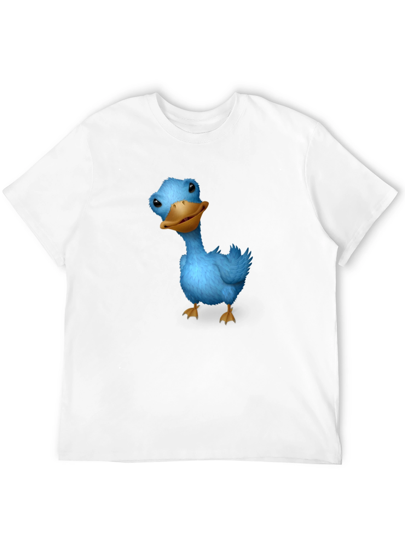 Black Blue Duck Graphic Tee - Soft Cotton Casual T-Shirt view 12