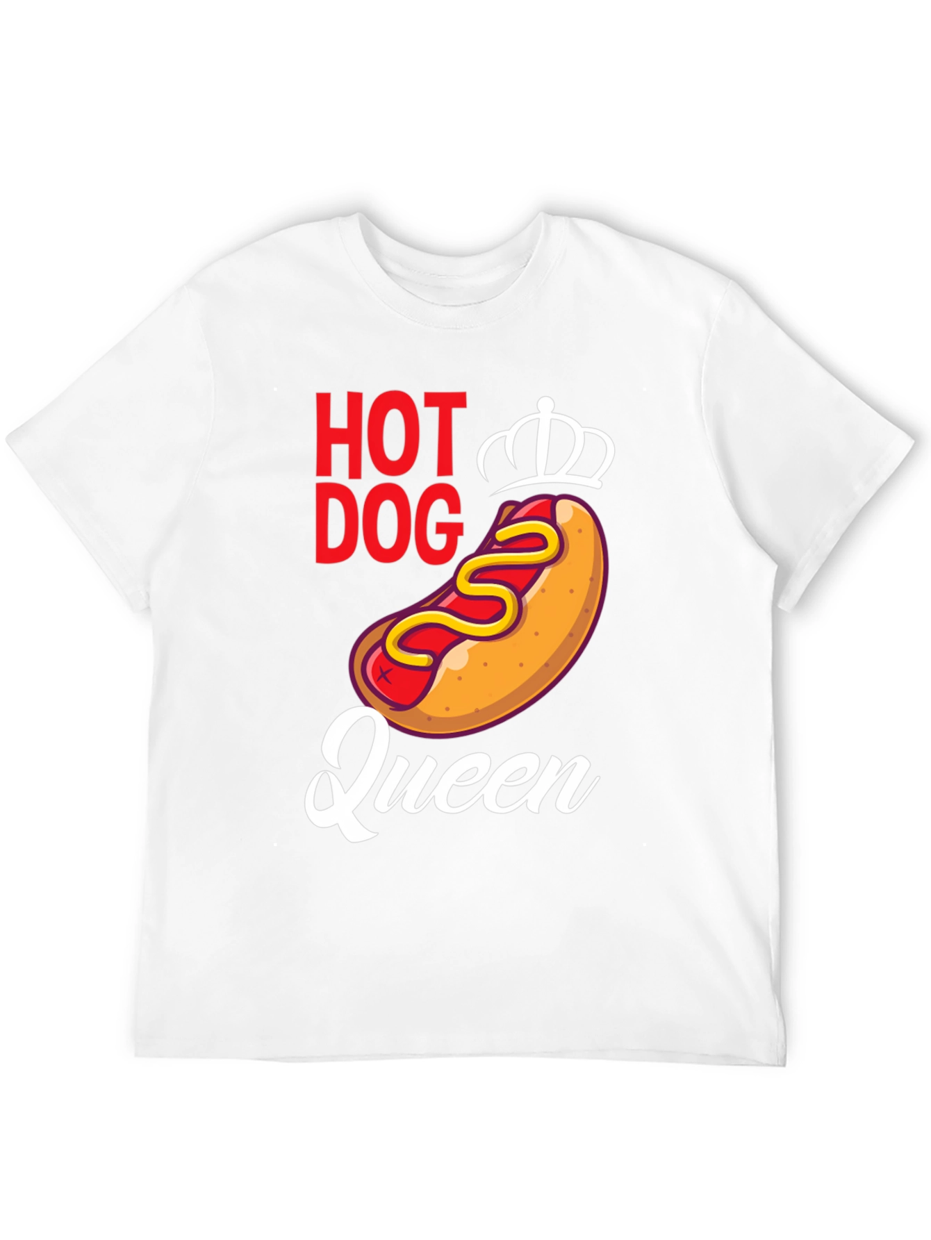 Black Hot Dog Queen Graphic Tee - Unisex view 12