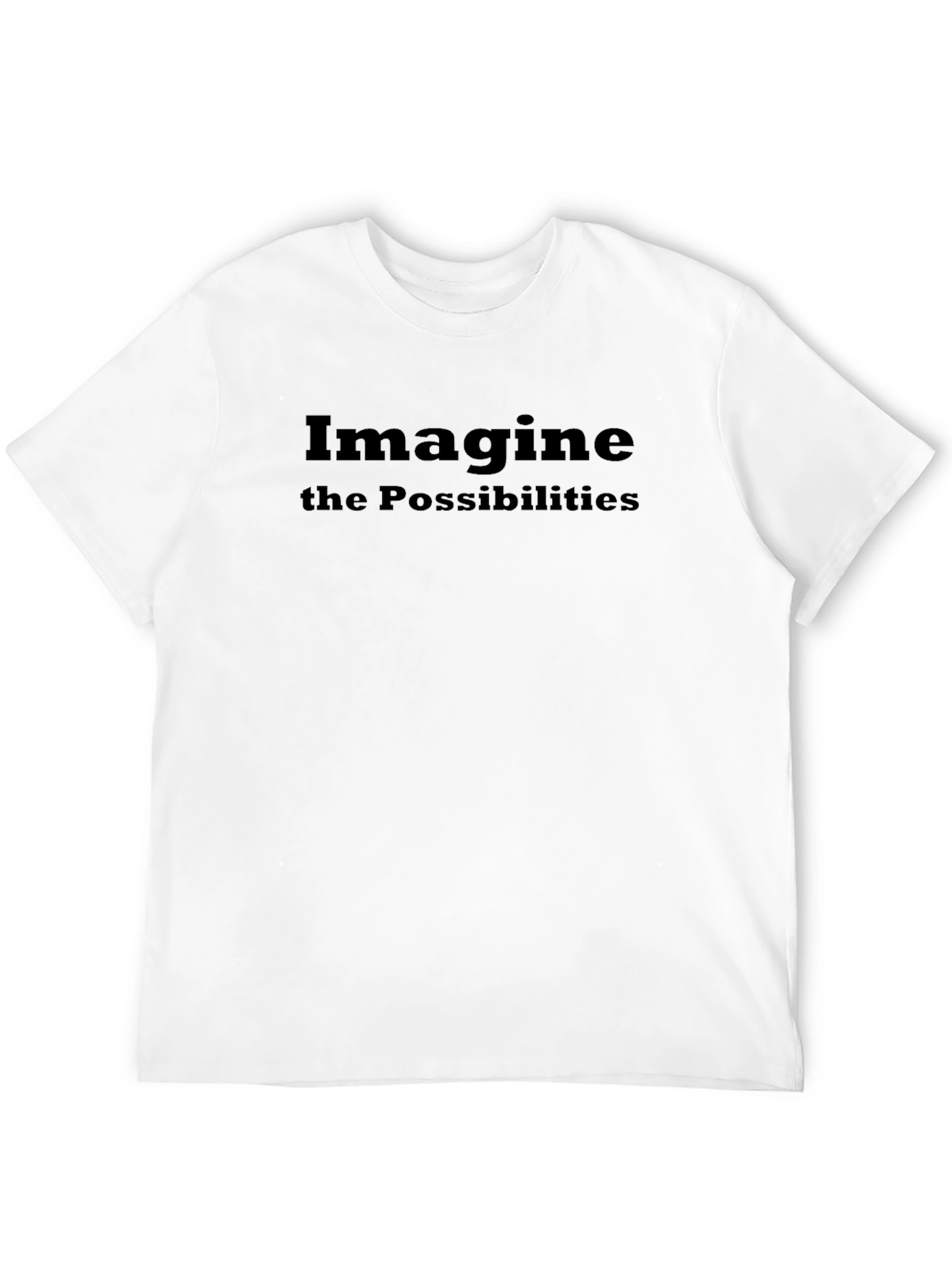 Black Imagine the Possibilities Black T-Shirt view 12