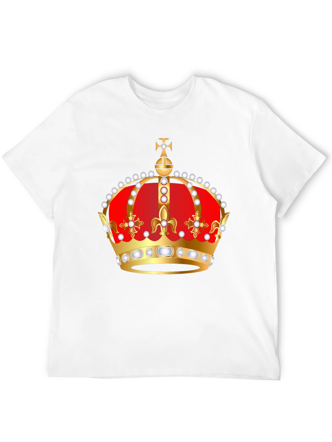 Black Crown Graphic Tee - Royal Style T-Shirt view 12