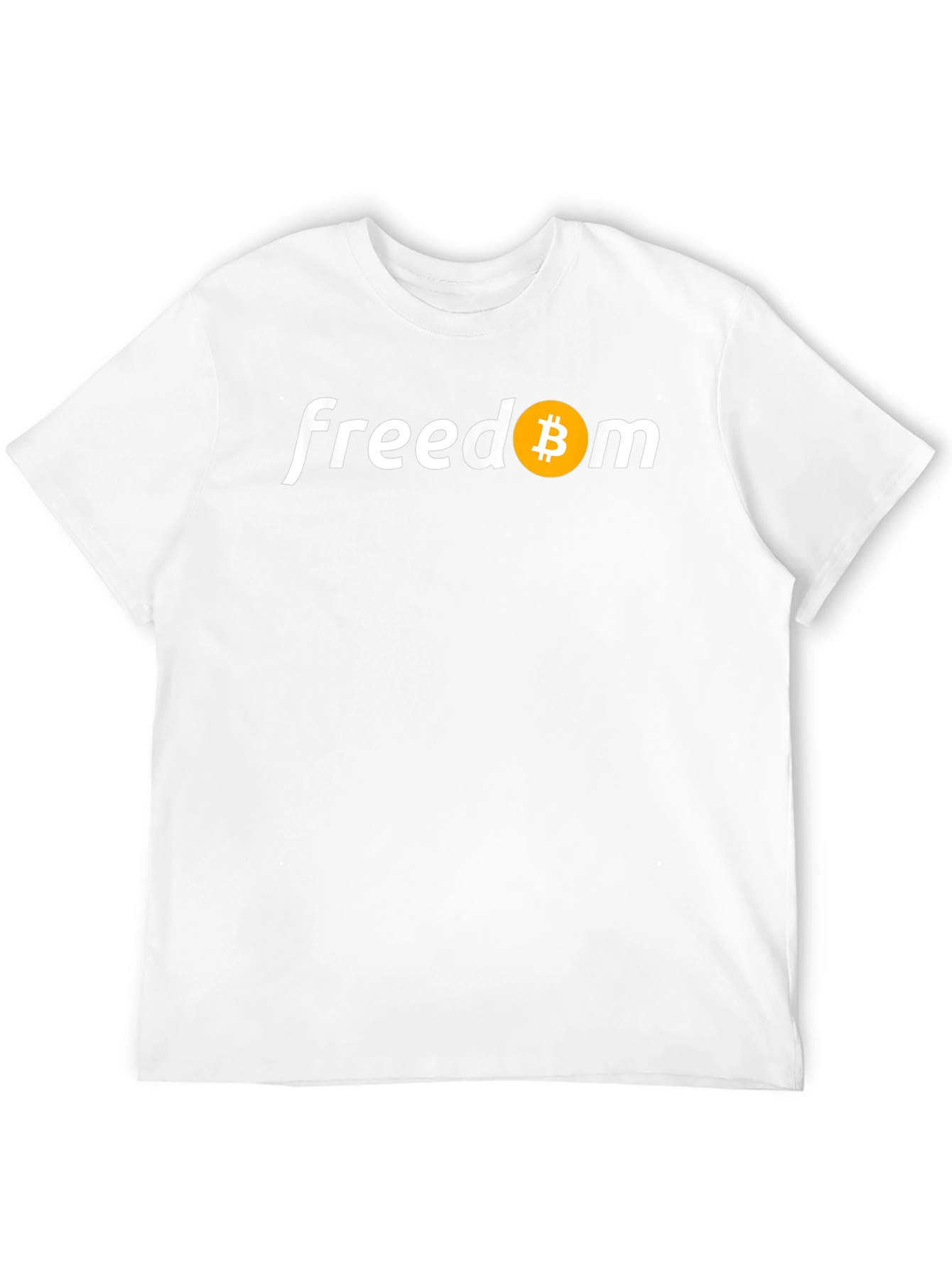 Black Bitcoin Freedom Tee - Crypto Enthusiast T-Shirt view 12