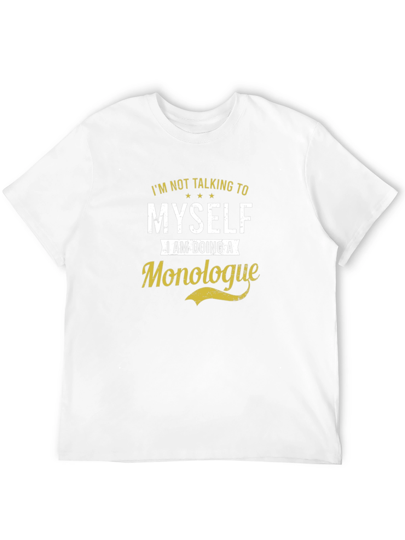 Black Monologue Graphic Tee -  Black Cotton T-Shirt view 12