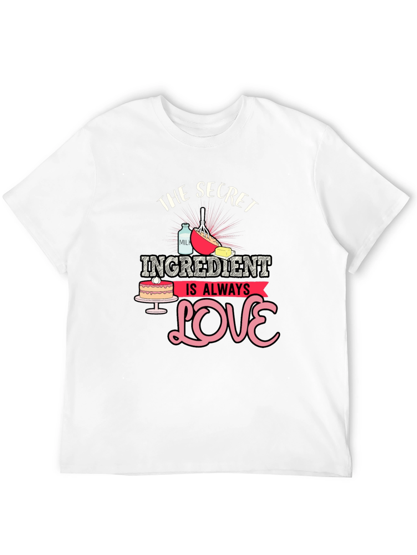 Black Secret Ingredient Love Black T-Shirt view 12
