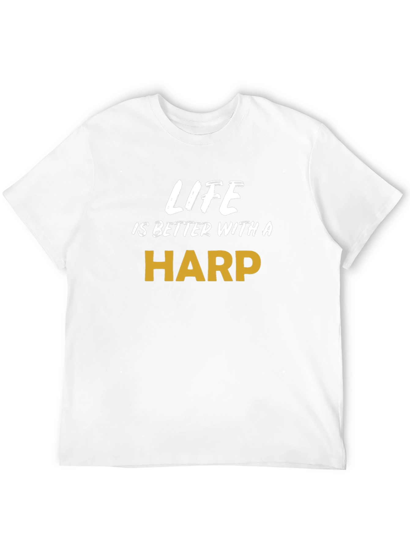 Black Life is Better with a Harp - Graphic Tee view 12