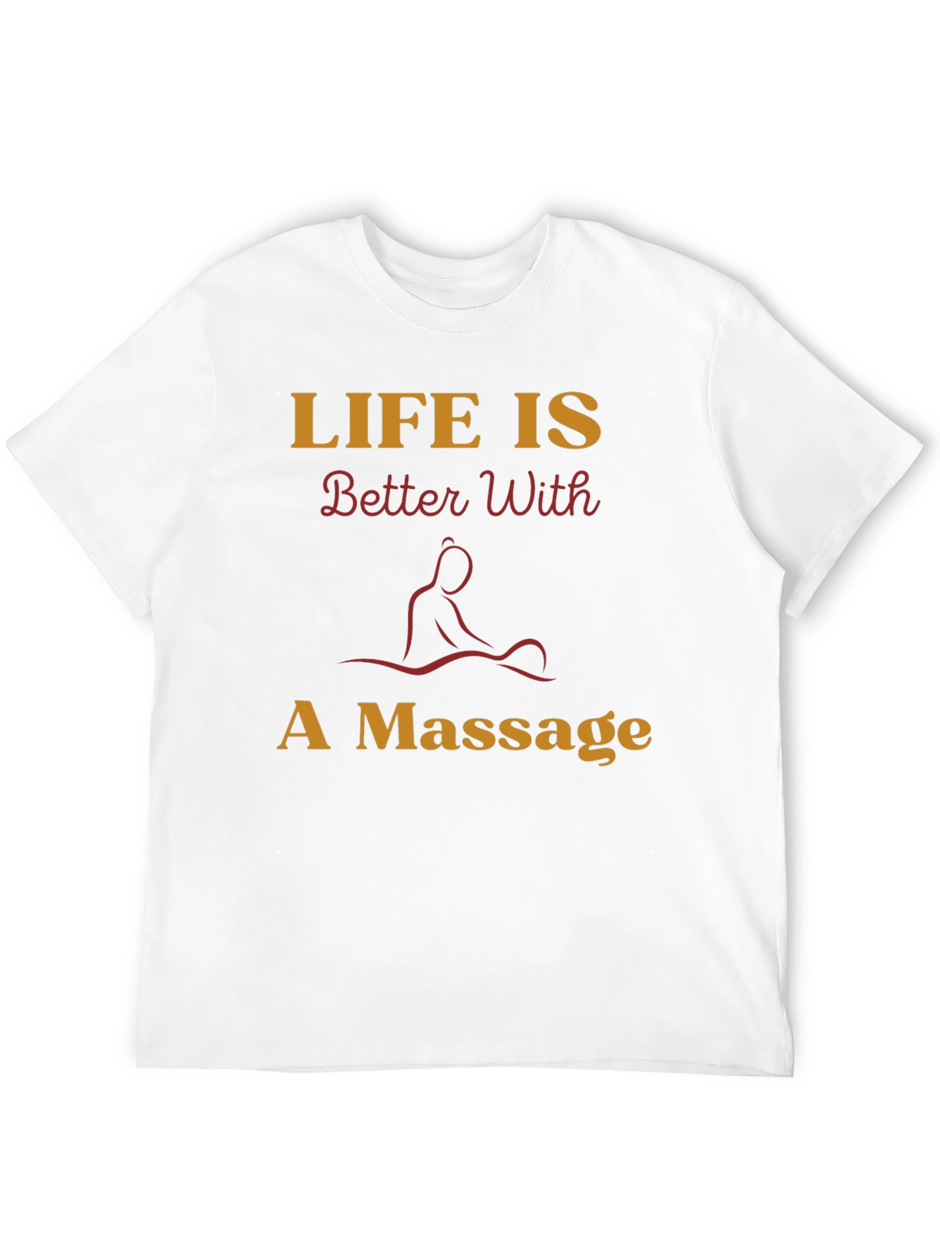 Black Life is Better With A Massage Graphic T-Shirt view 12