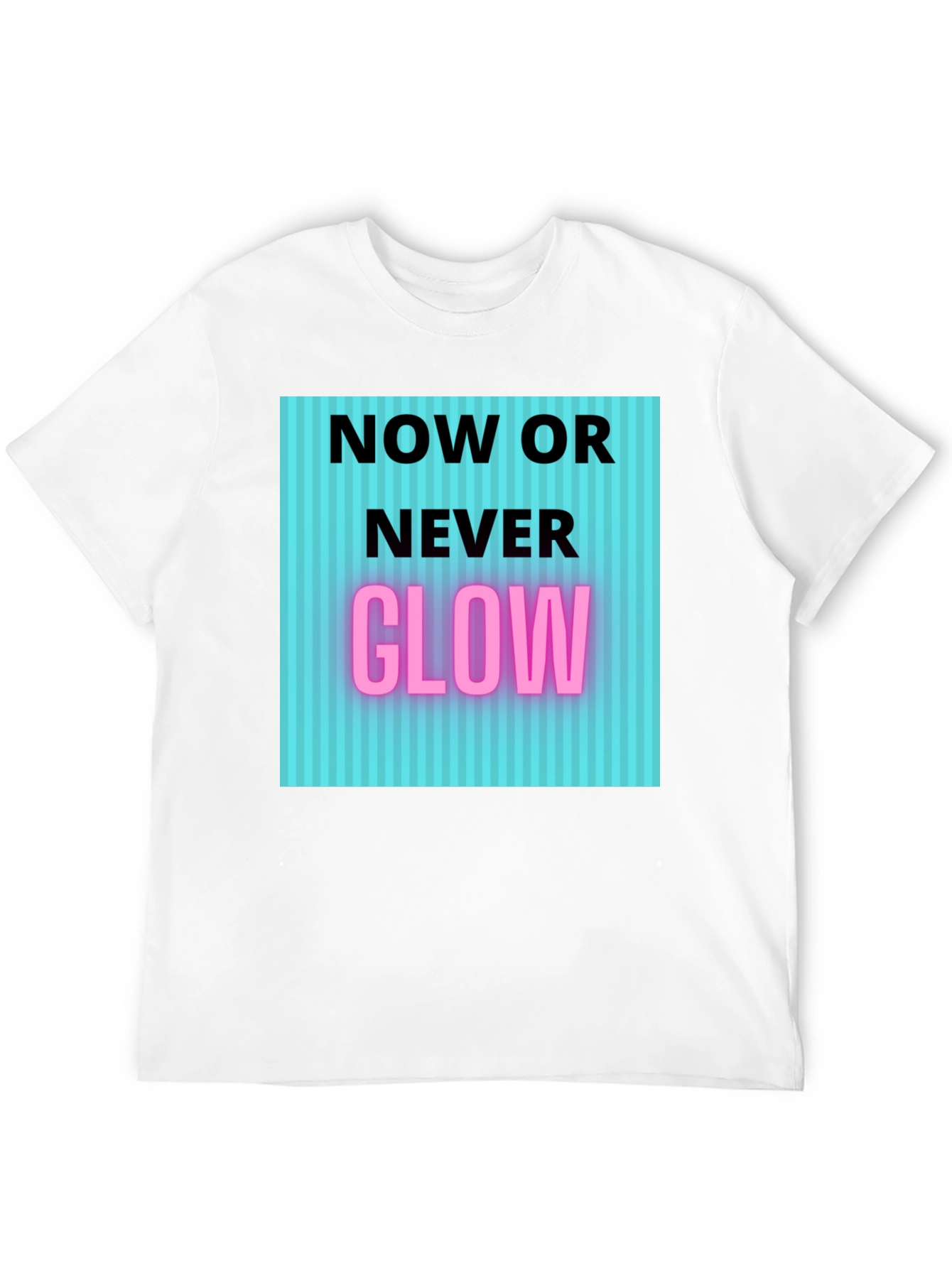 Black Now or Never Glow T-Shirt view 12