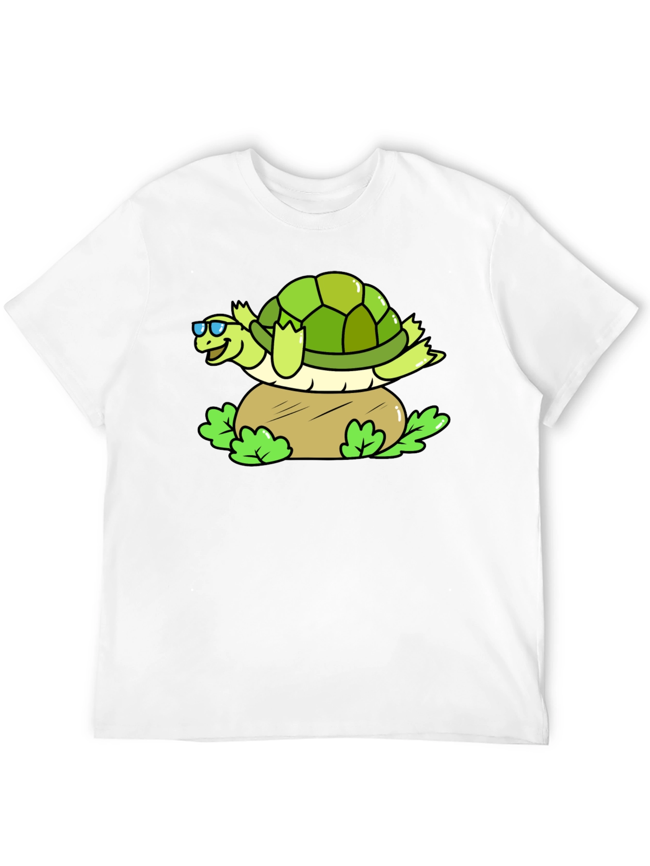 Black Cool Turtle Graphic T-Shirt - Relaxed Fit view 12