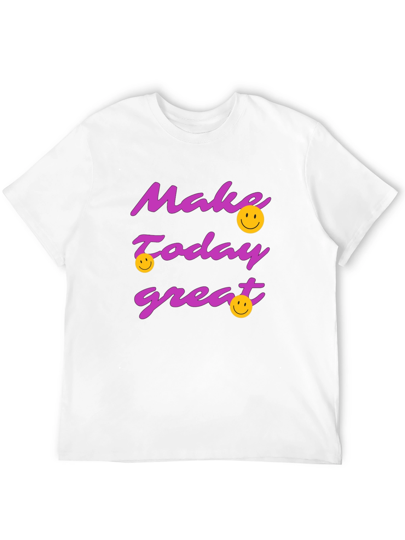 Black Make Today Great Graphic T-Shirt - Black view 12
