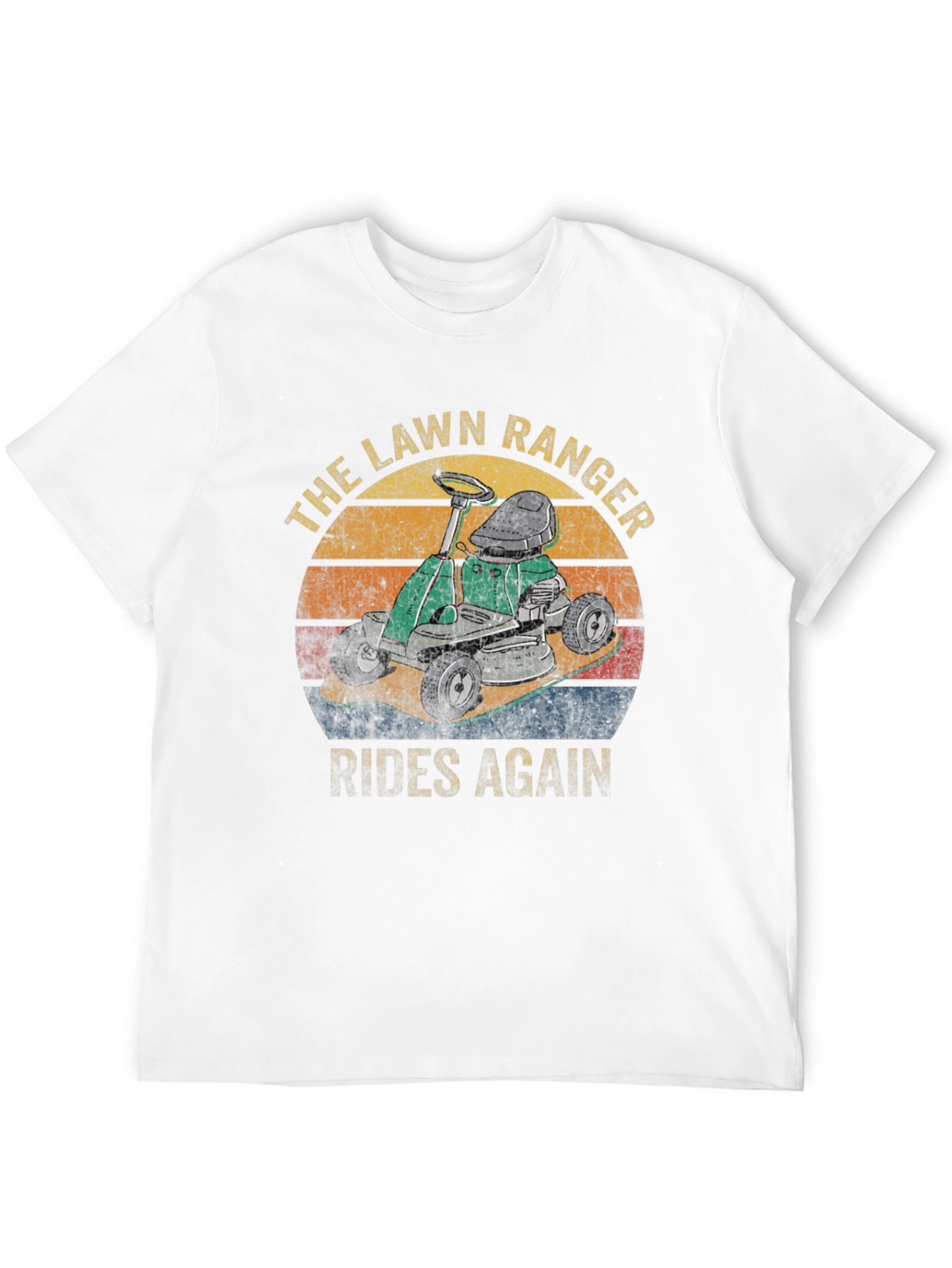 Black The Lawn Ranger T-Shirt - Rides Again Graphic Tee view 12