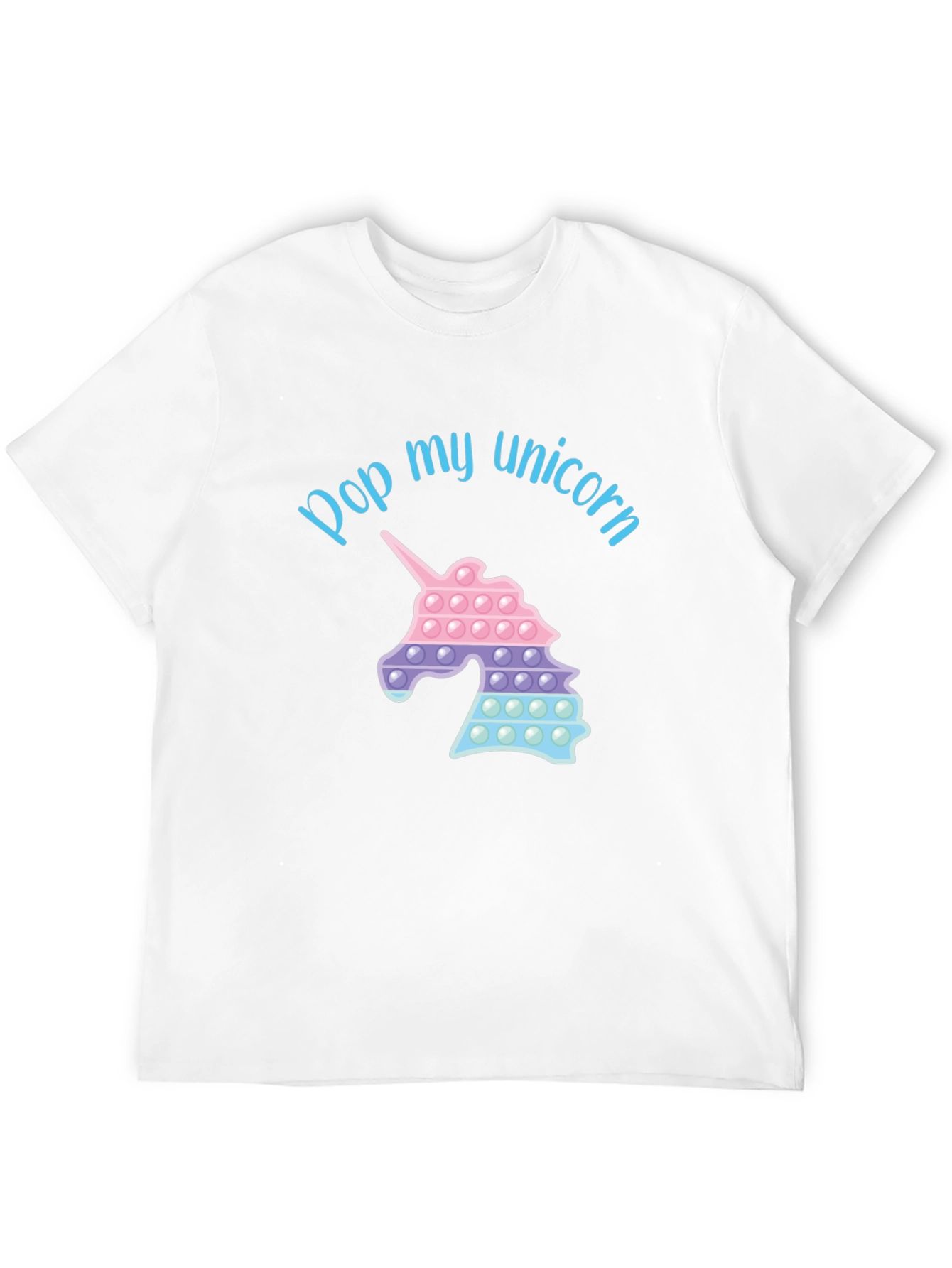 Black Pop My Unicorn T-Shirt Black Graphic Tee view 12