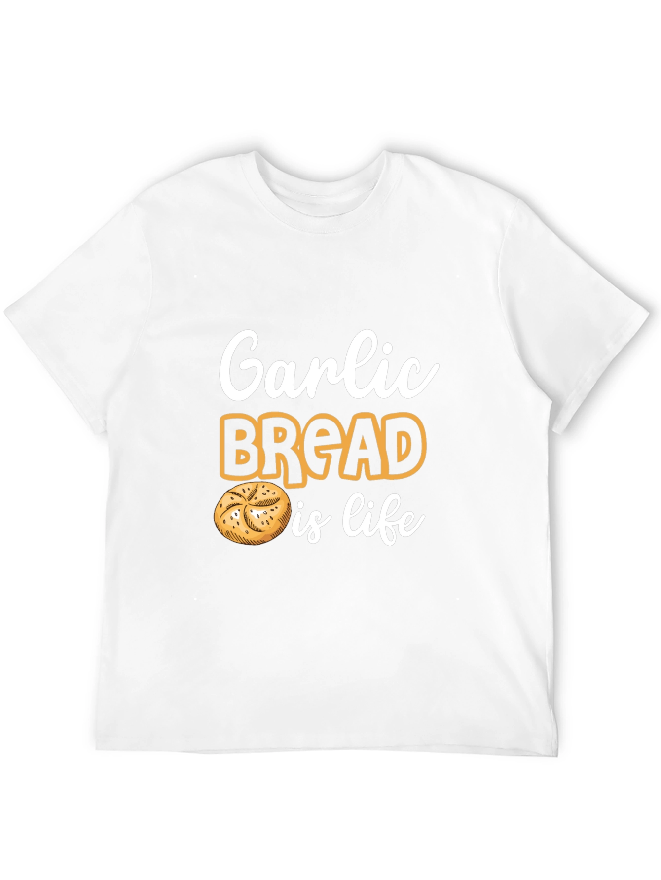 Black Garlic Bread is Life Graphic Tee - Soft Cotton Blend view 12