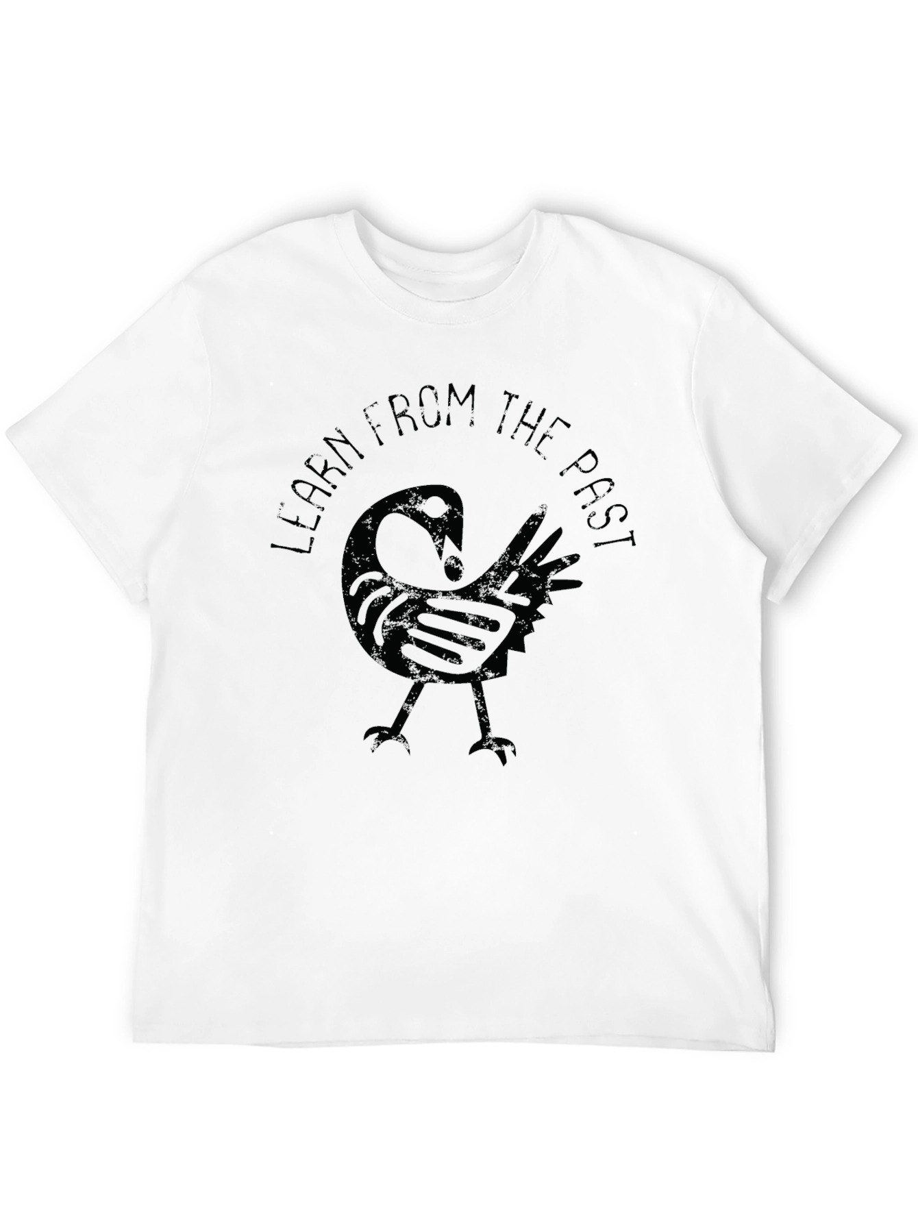 Black Learn From The Past T-Shirt view 12