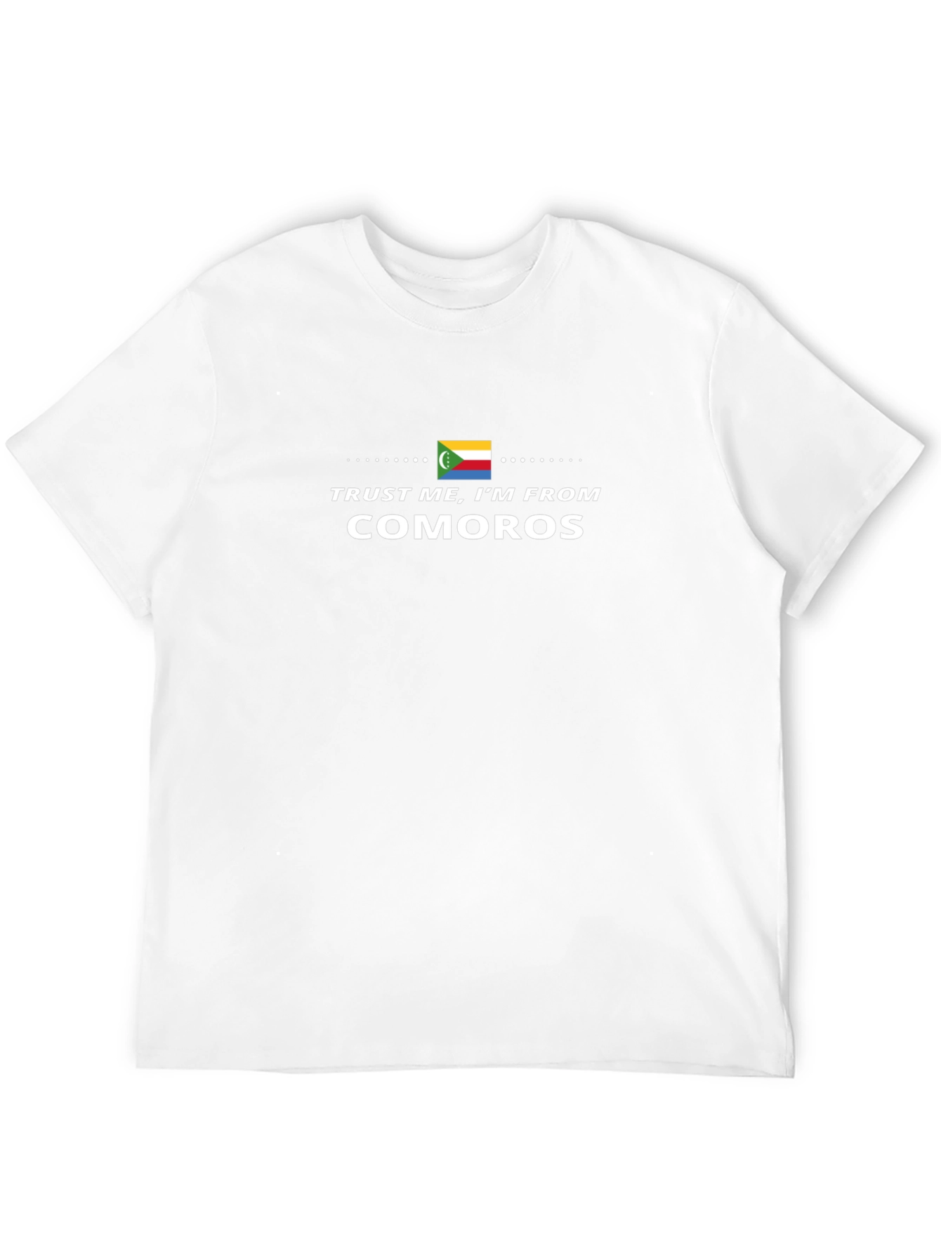 Black Comoros Pride T-Shirt - Trust Me, I'm From Comoros view 12