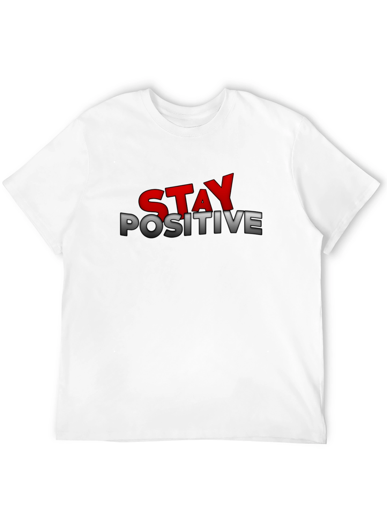 Black Stay Positive Black Graphic Tee - Motivation view 12