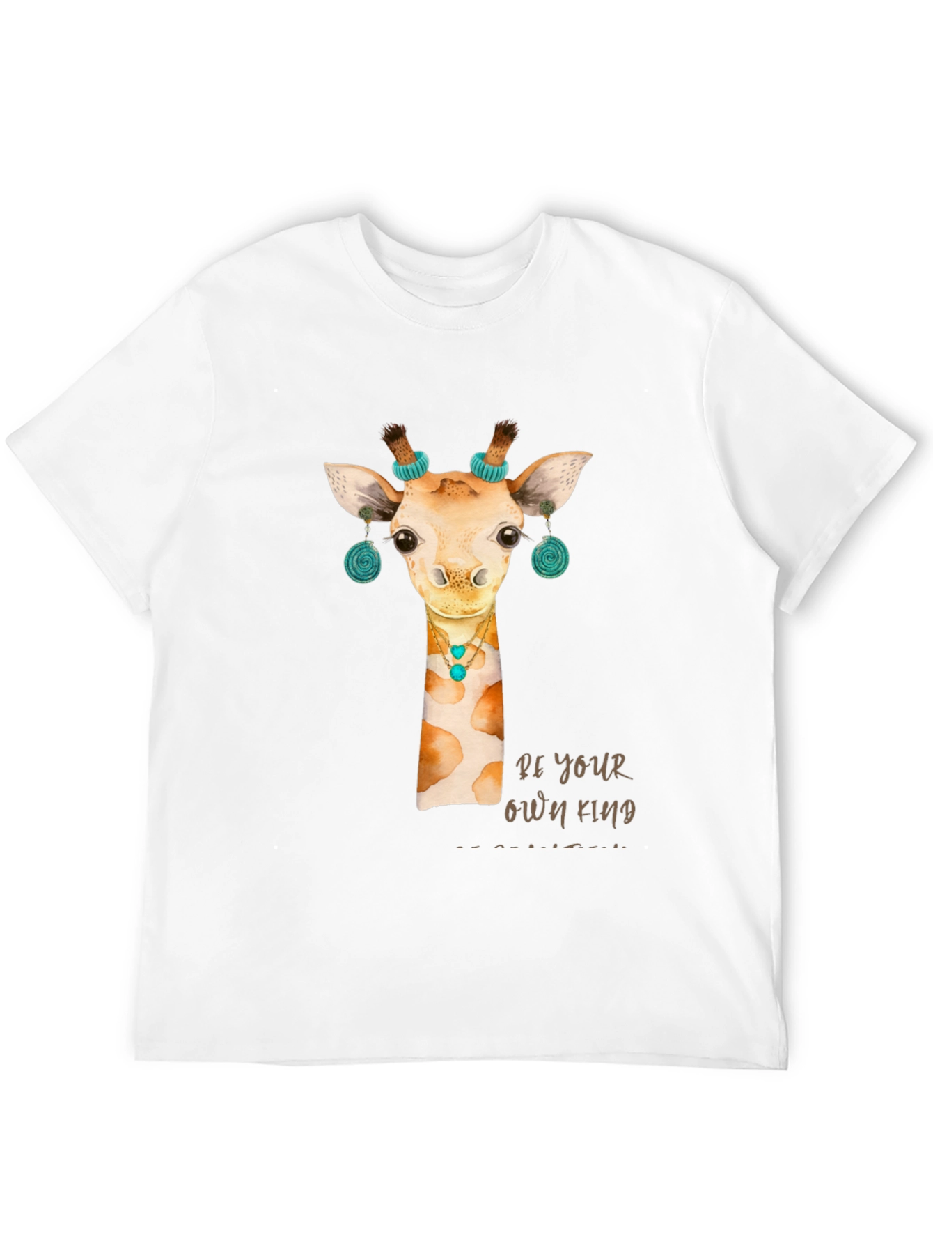Black Giraffe T-Shirt: Be Your Own Kind view 12