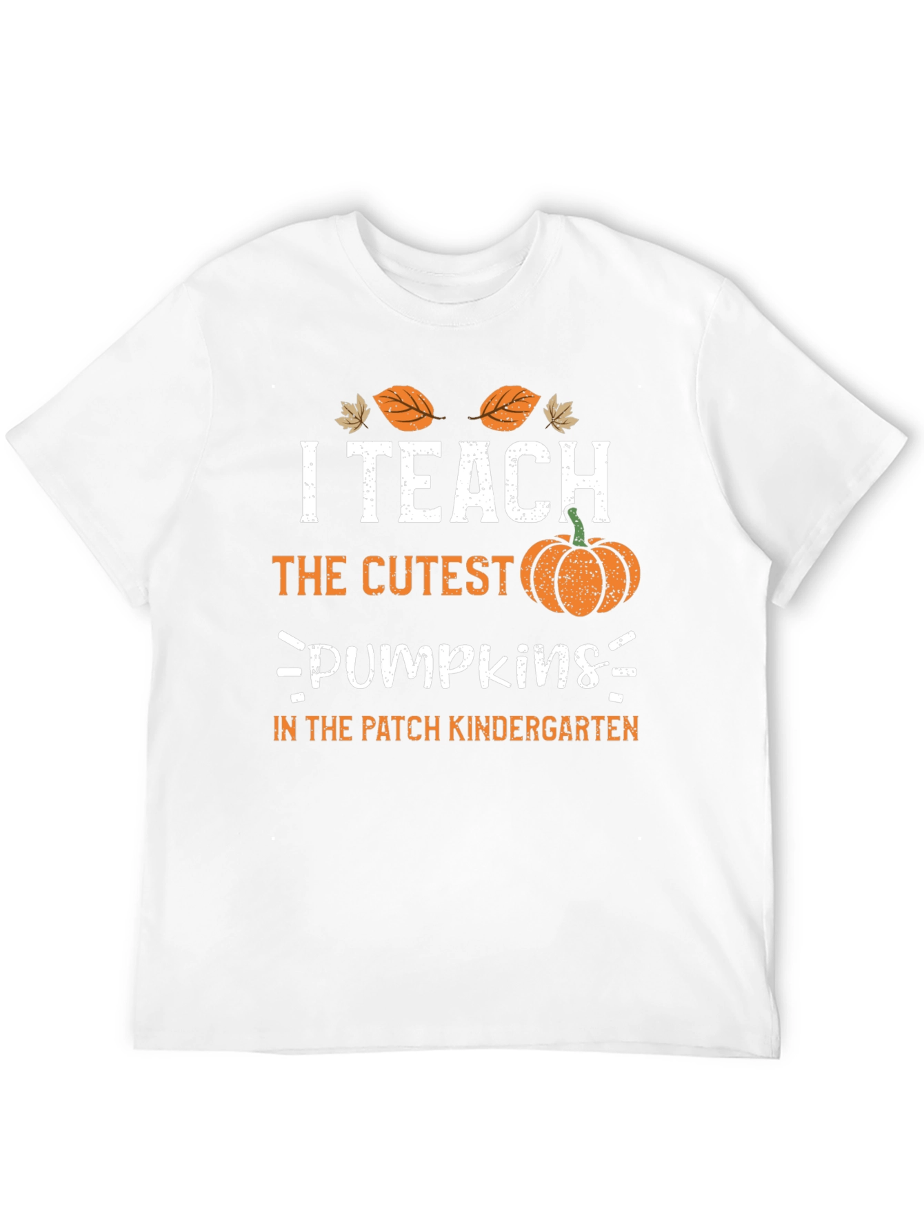 Black I Teach The Cutest Pumpkins Teacher T-Shirt view 12