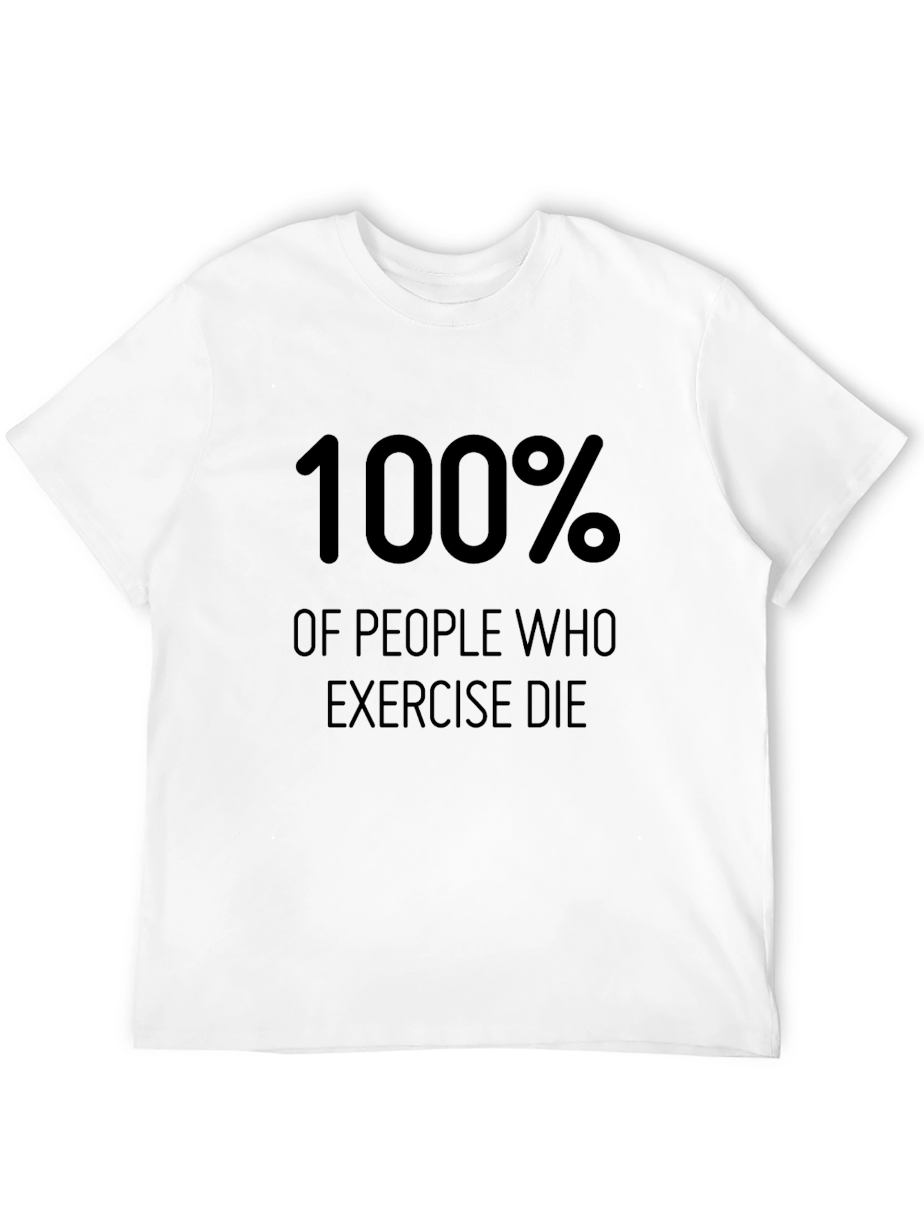 Black Funny Exercise Humor T-Shirt view 12