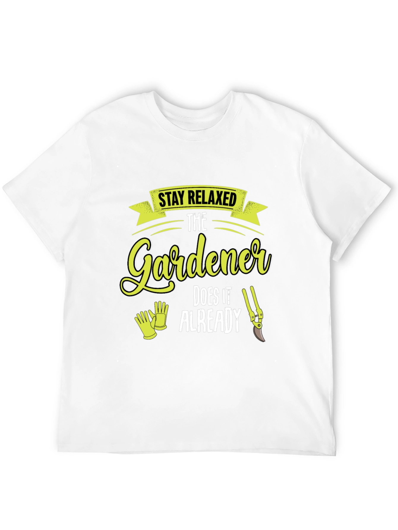 Black Stay Relaxed Gardener T-Shirt - Gardening Apparel view 12