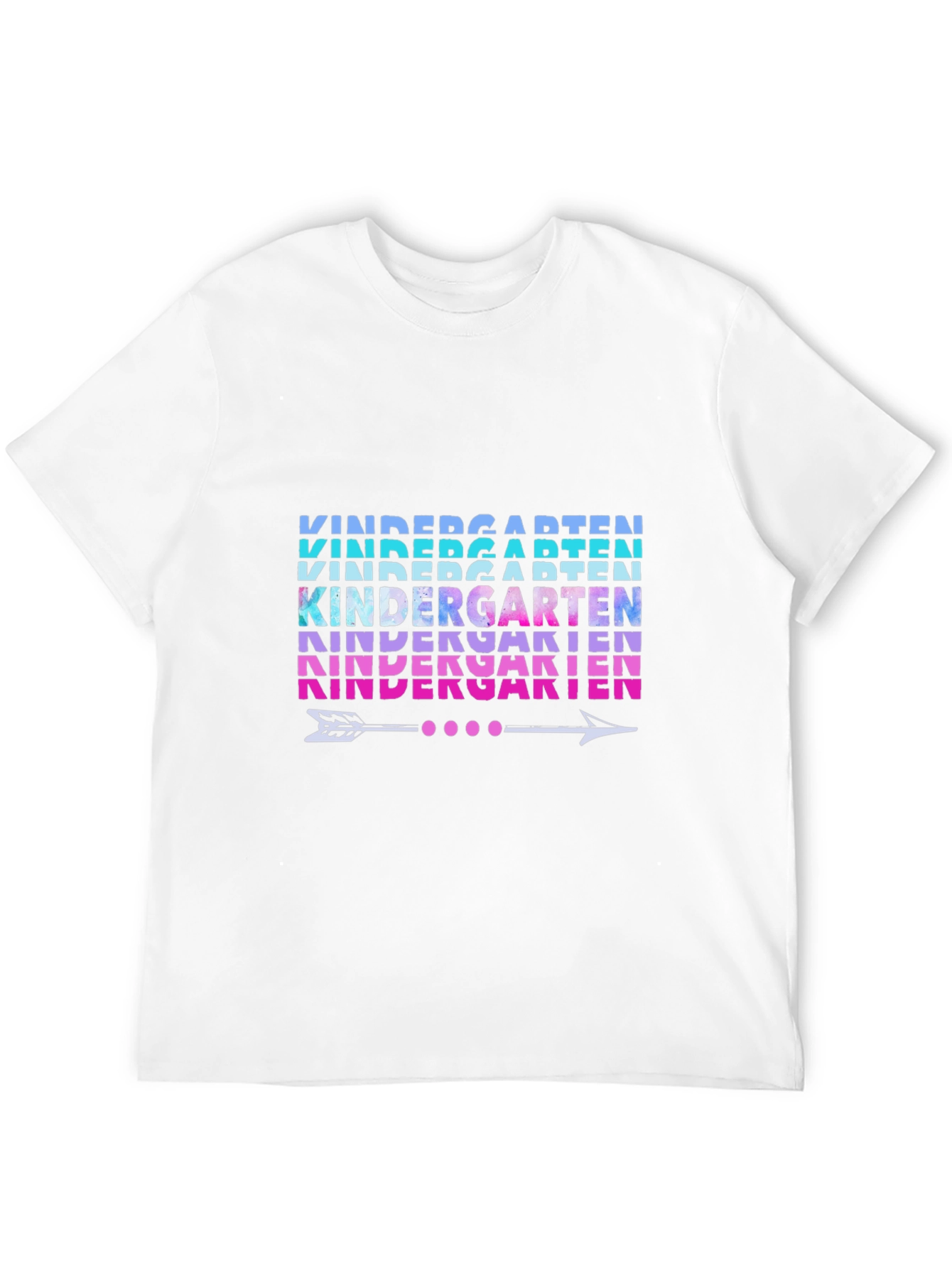 Black Kindergarten Arrow Graphic Tee view 12