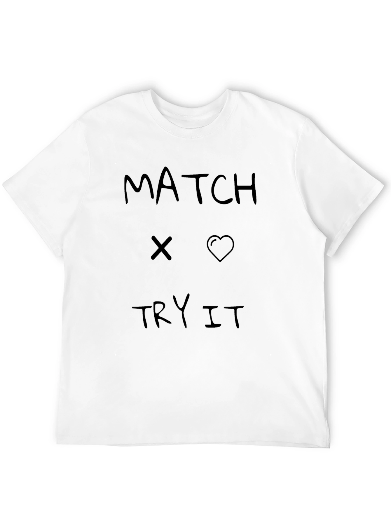 Black Match x Heart Try It Graphic Tee view 12