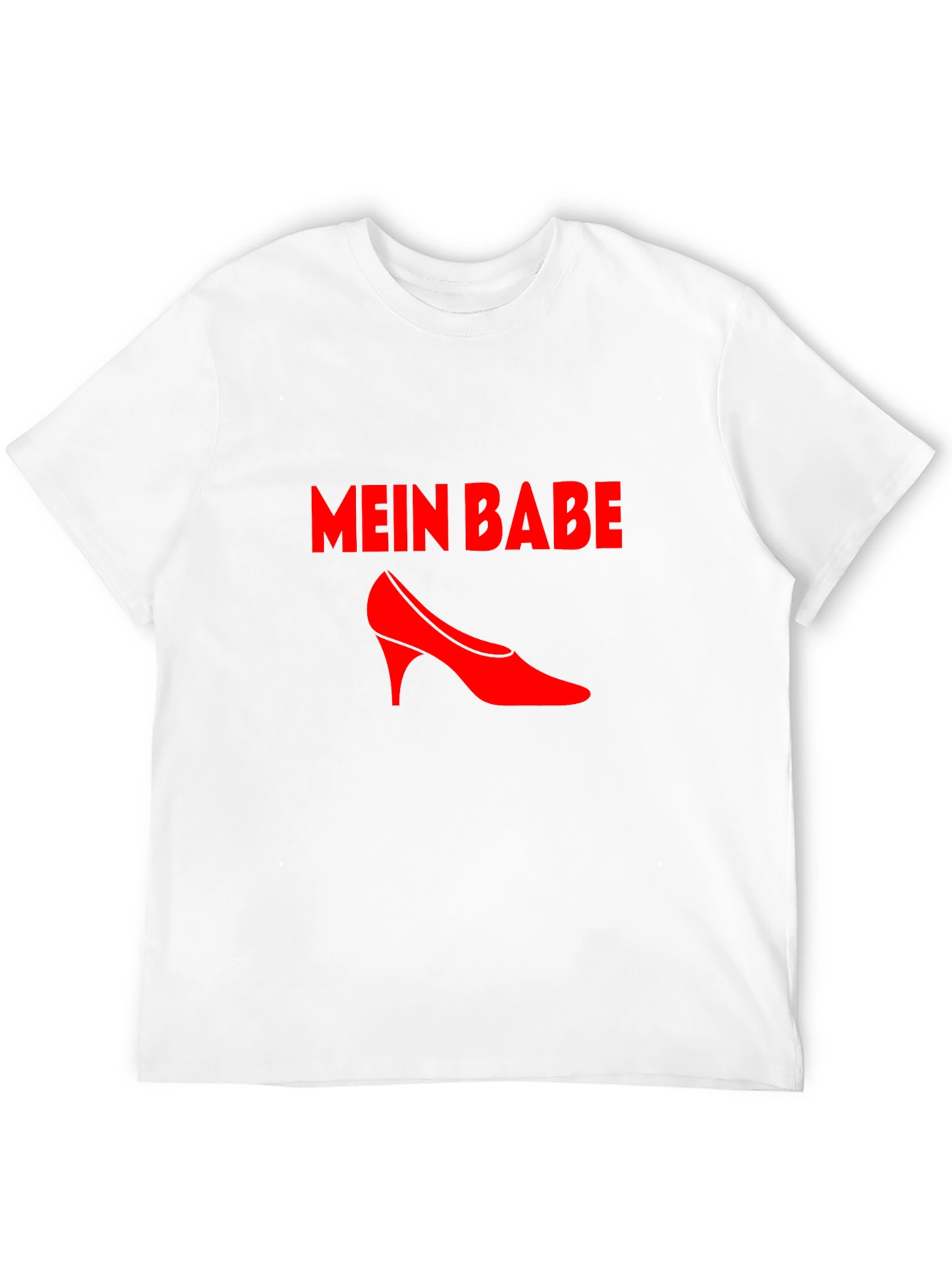 Black Mein Babe Red High Heel Graphic Tee - Black view 12
