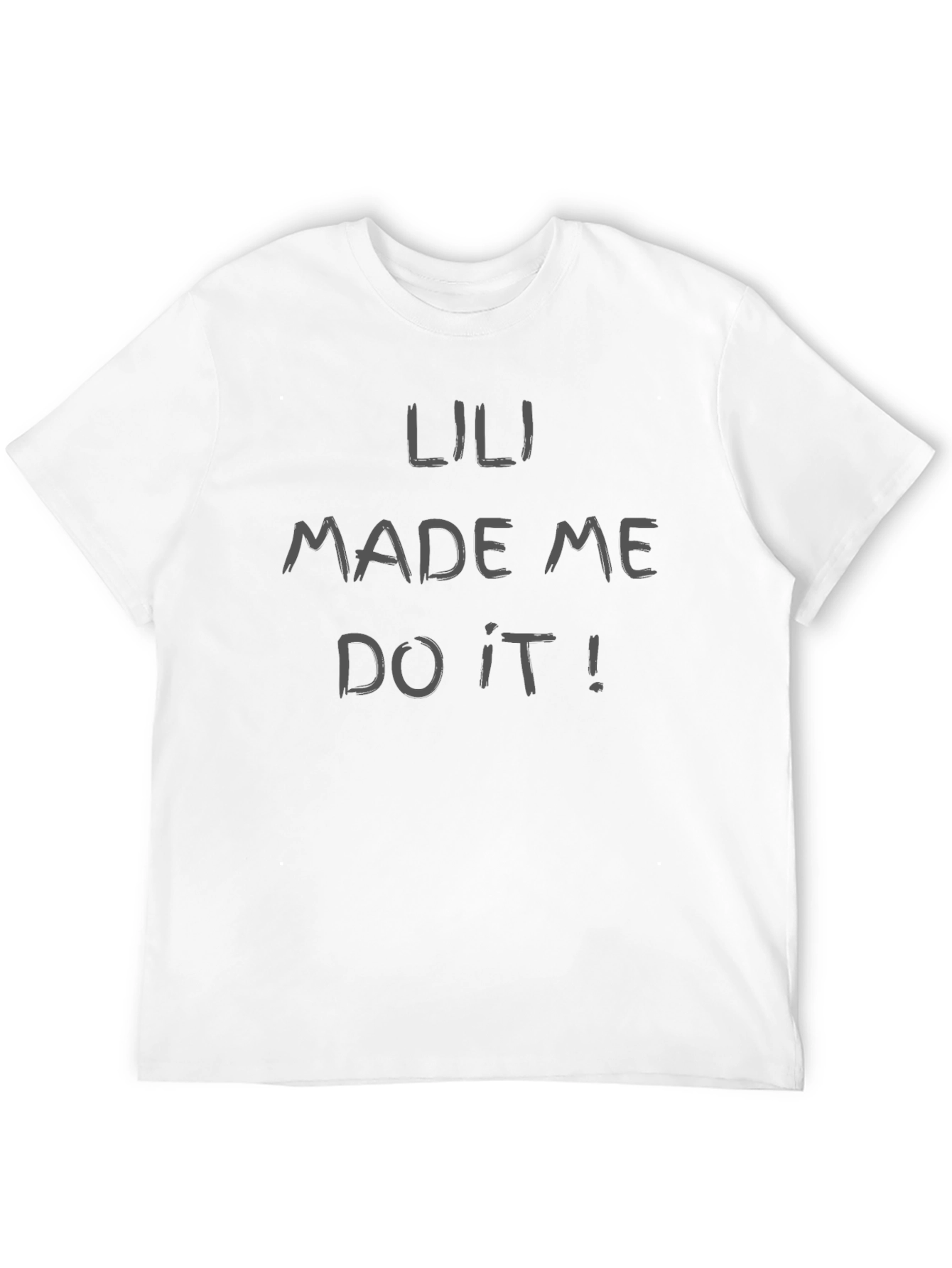 Black Lili Made Me Do It! Novelty Graphic Tee view 12