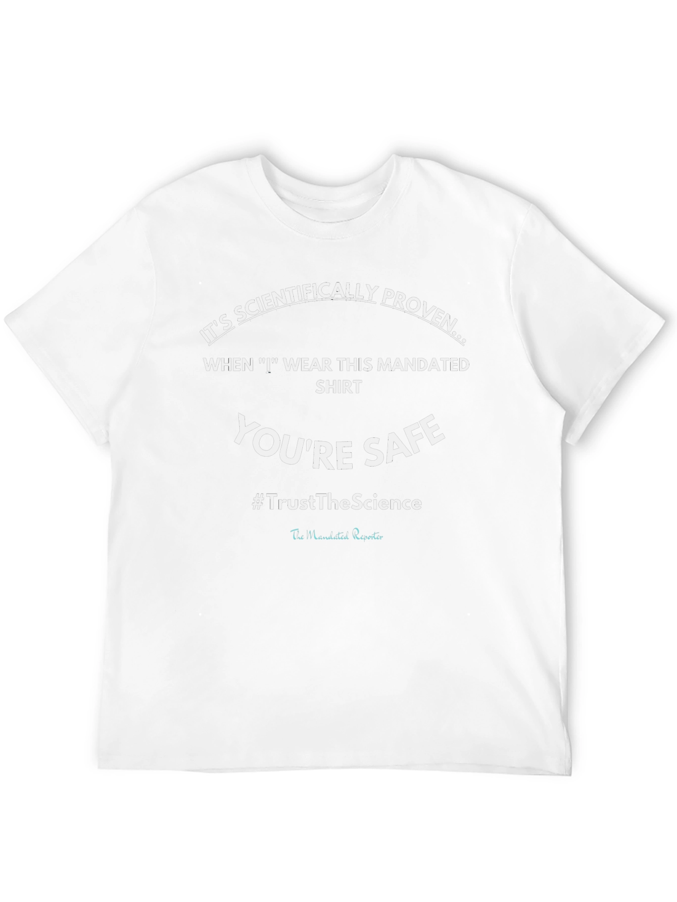 Black Scientifically Proven Safe T-Shirt view 12