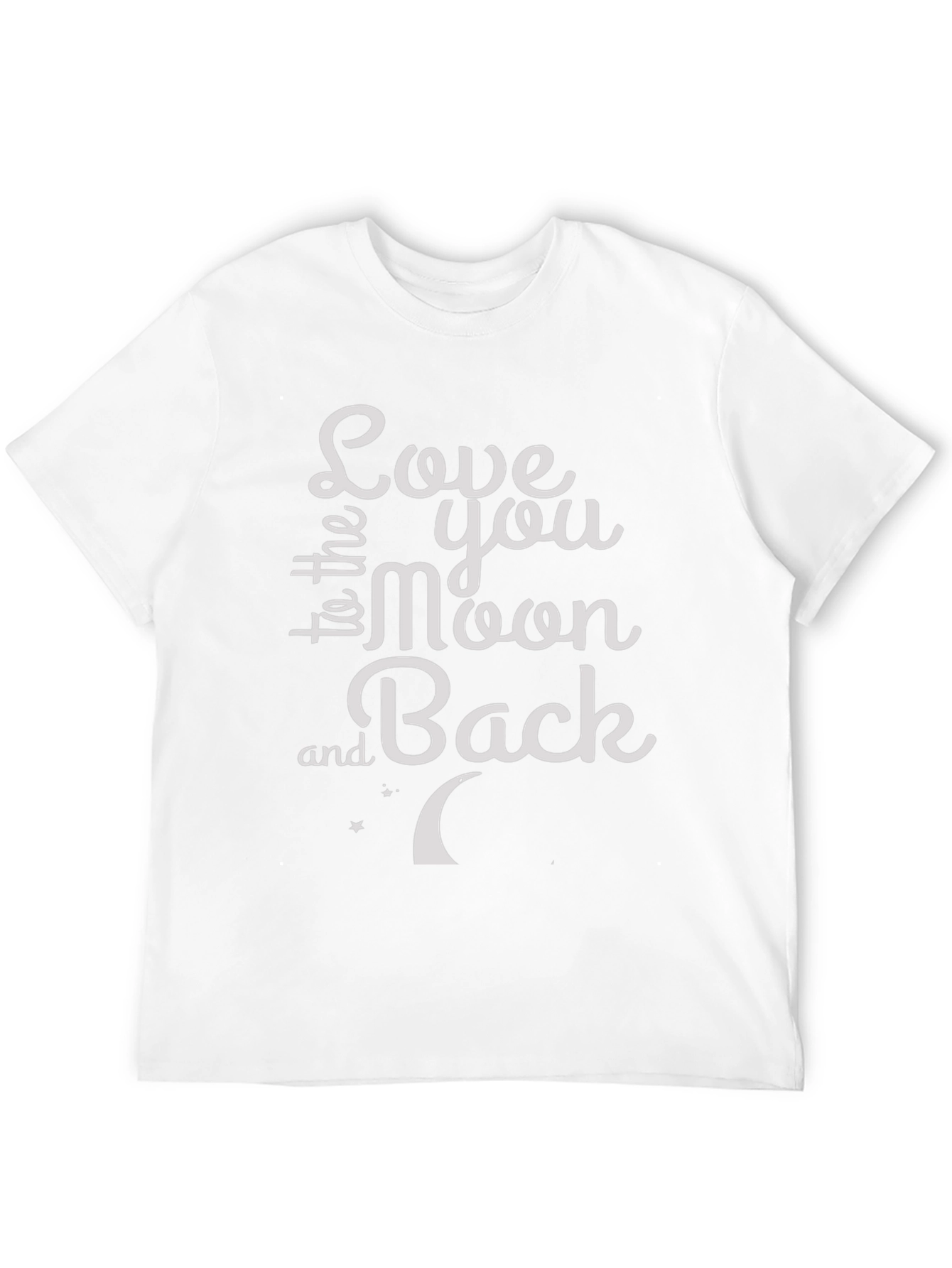Black Love You to the Moon and Back Graphic Tee view 12