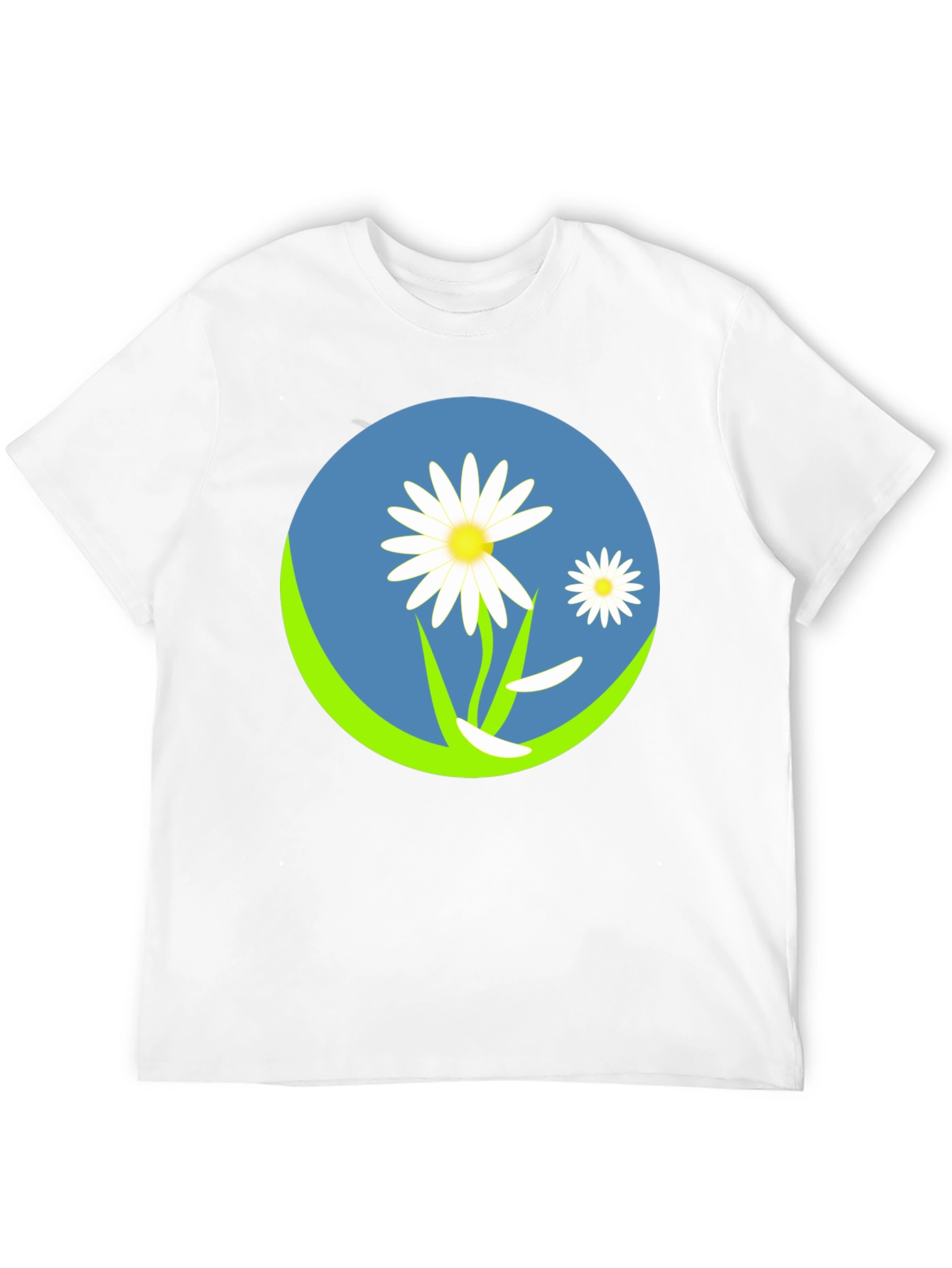 Daisy Circle Graphic Tee - Black - 12